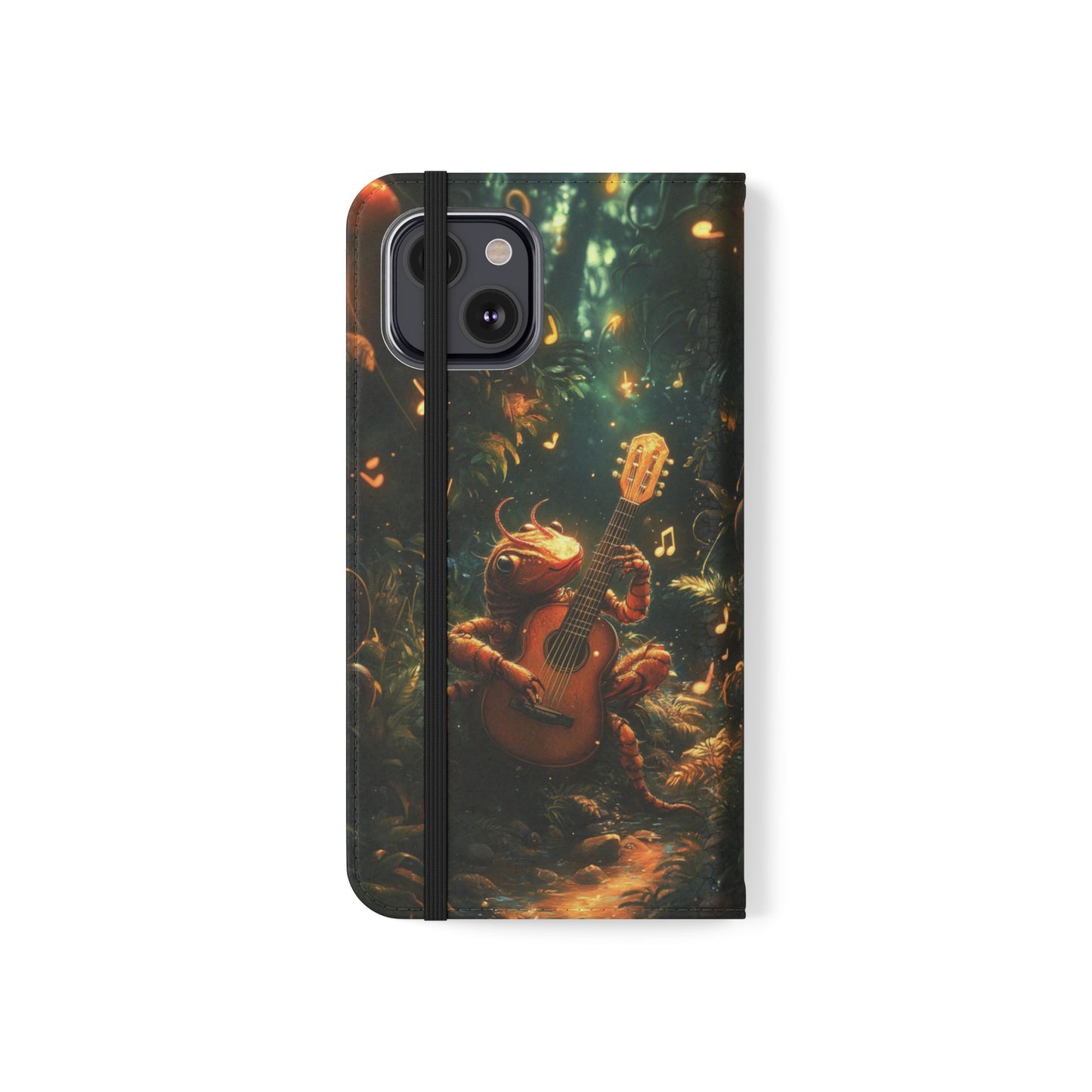 Serenade Forest Guitarist - Wallet Flip Case