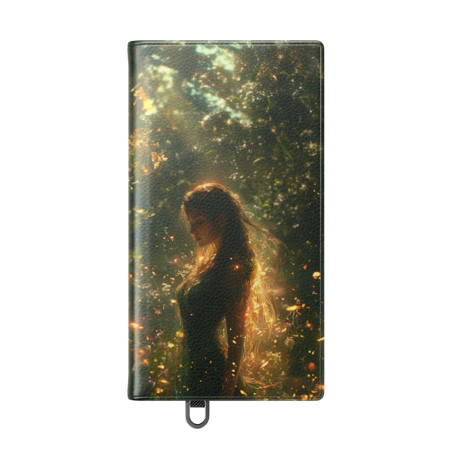 Forest Goddess Golden Light Meadow - Wallet Flip Case