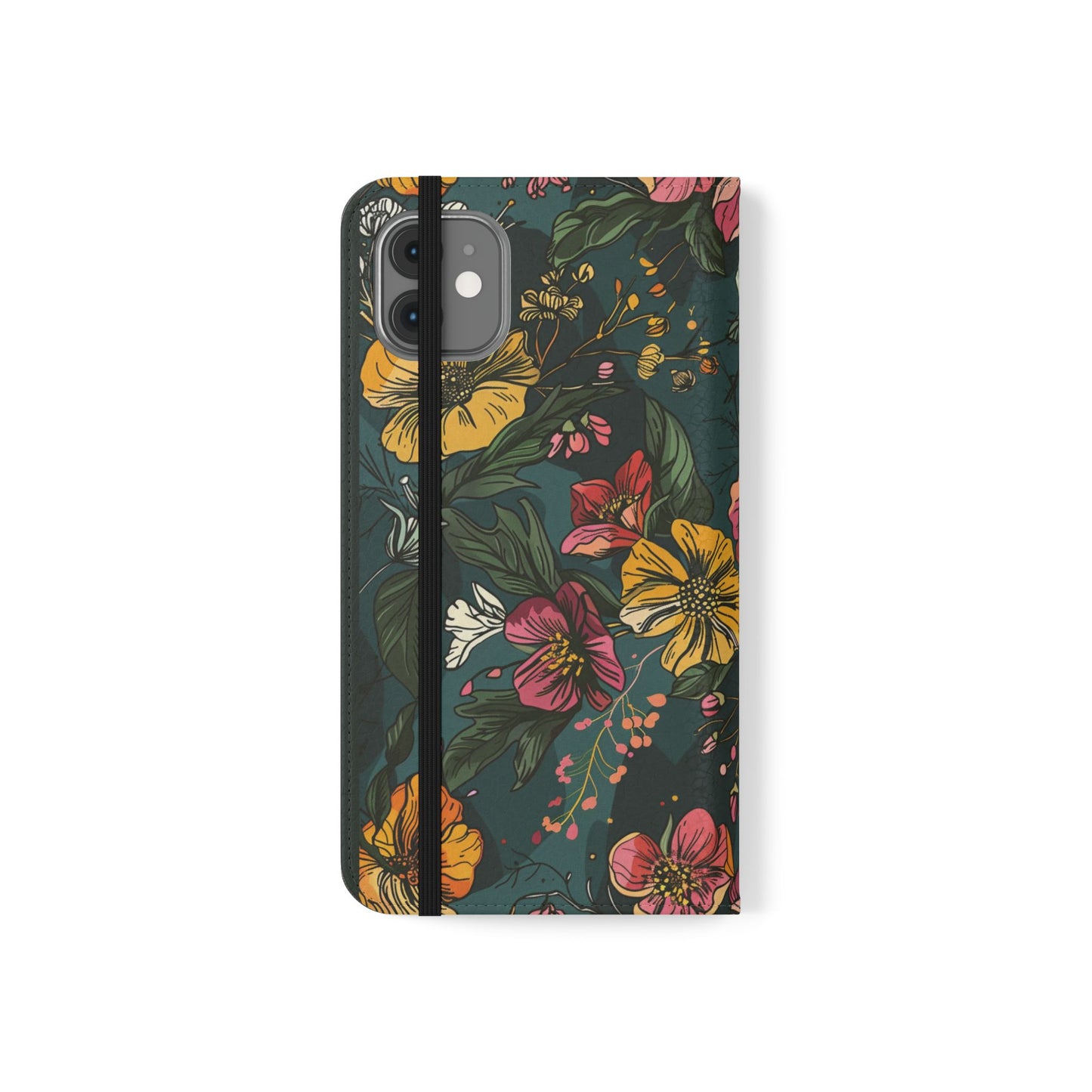 Vintage Floral Bloom - Wallet Flip Case