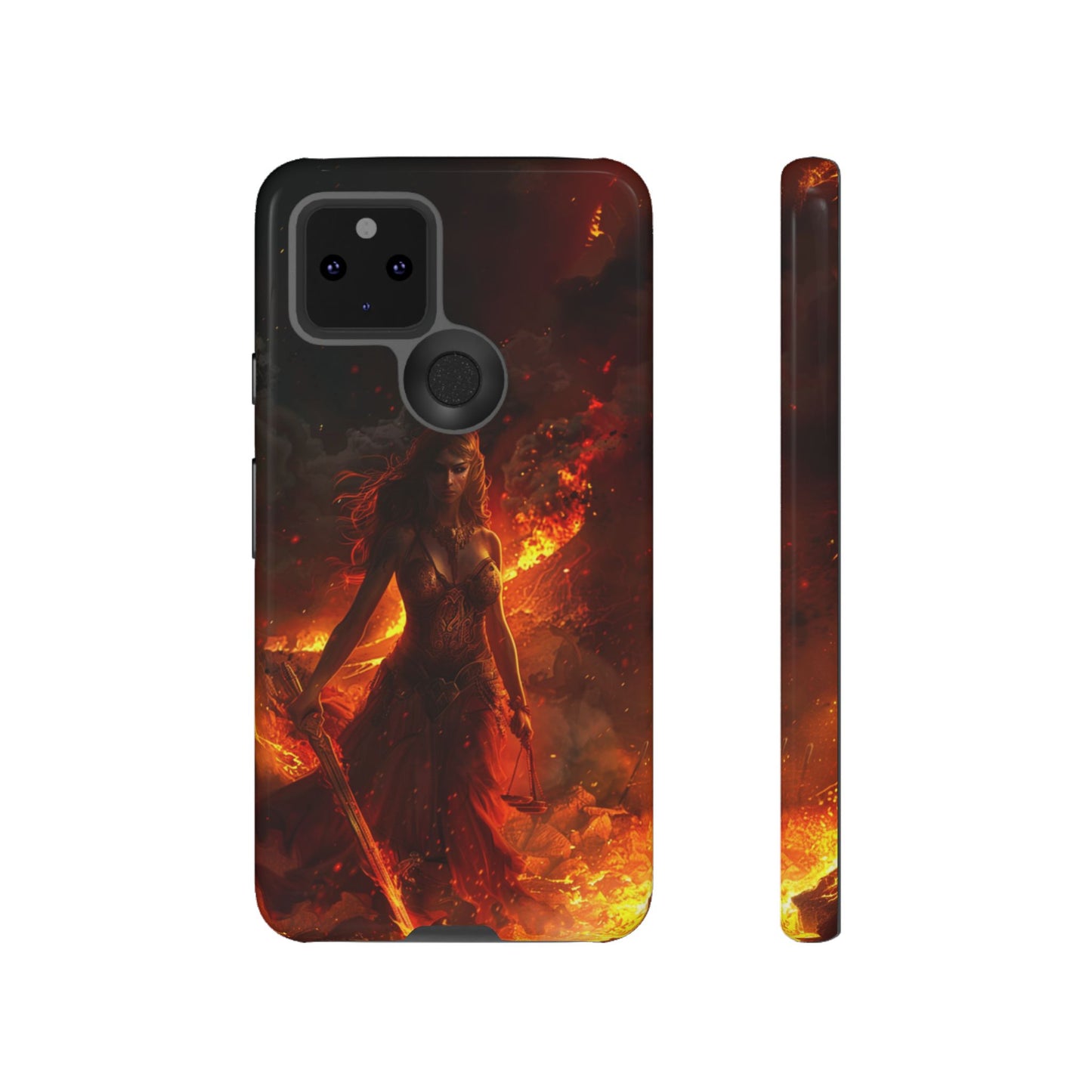 Fiery Goddess Nemesis Phone Case - iPhone, Google Pixel, Samsung Galaxy