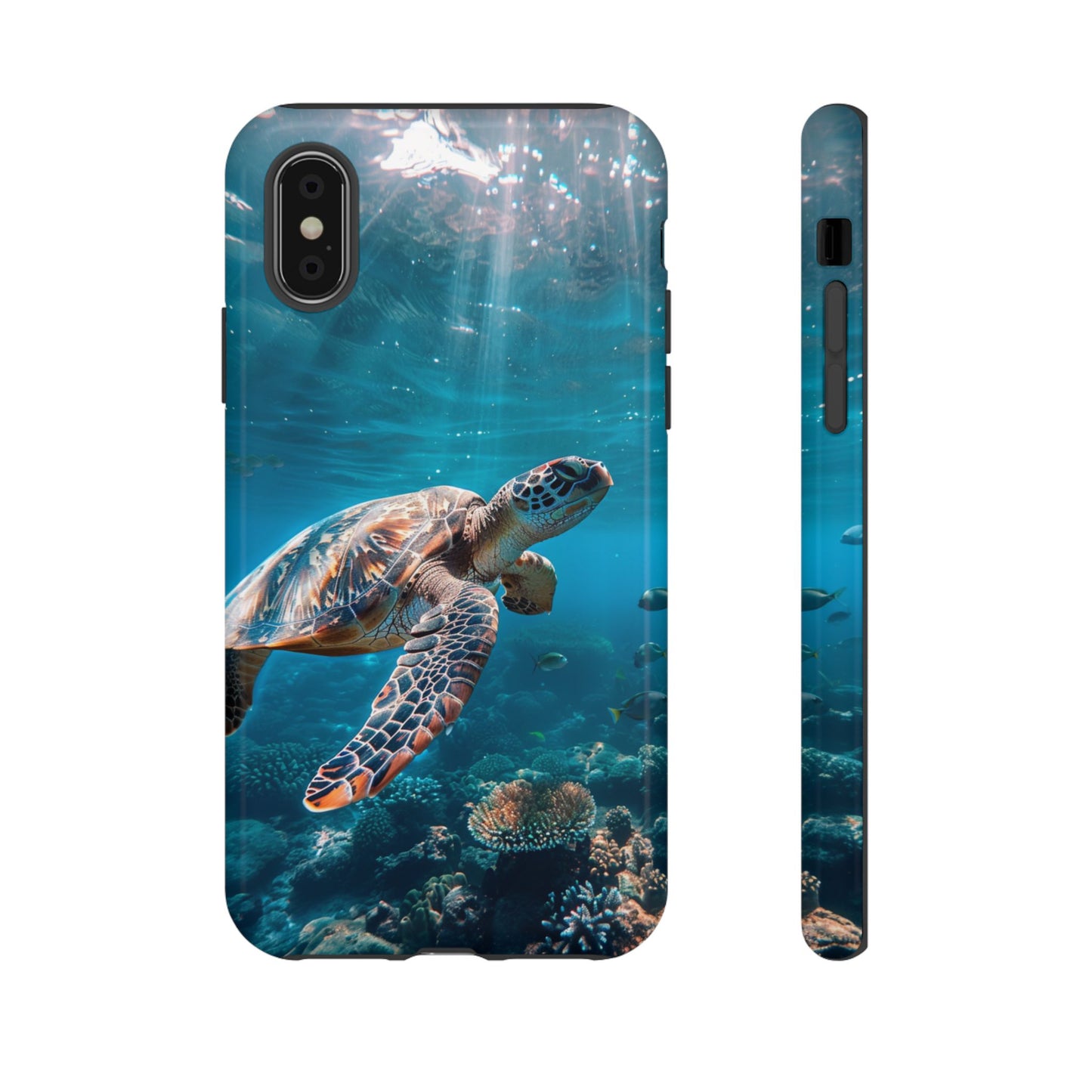 Ocean Guardian Sea Turtle - Tough iPhone Case