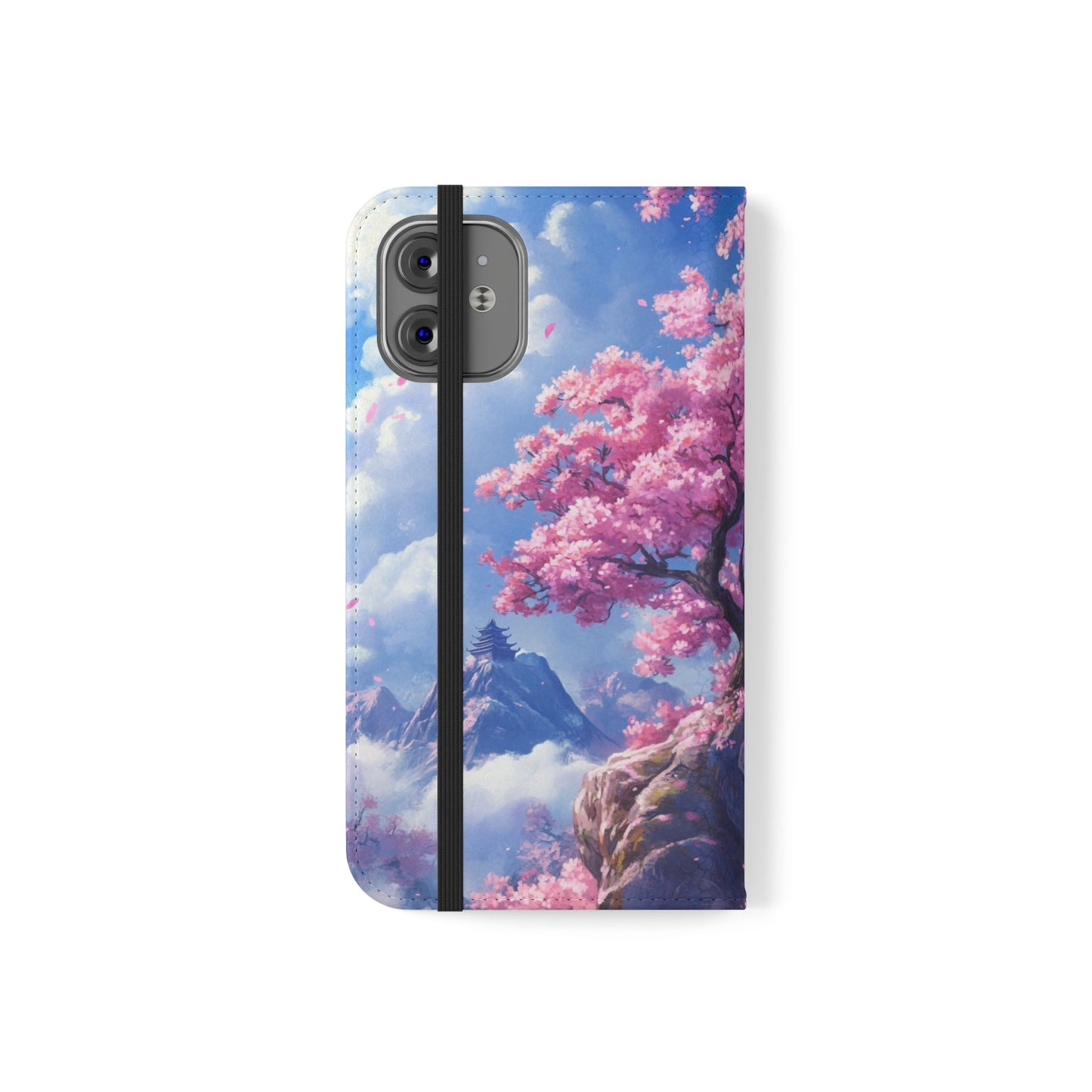 Sakura Sky Temple - Wallet Flip Case