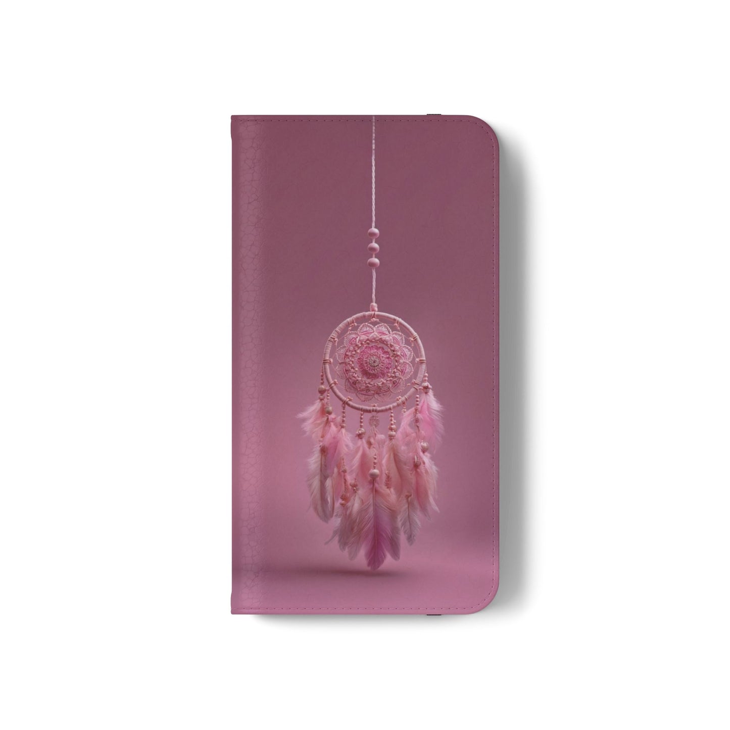 Pink Lace Dreamcatcher - Wallet Flip Case