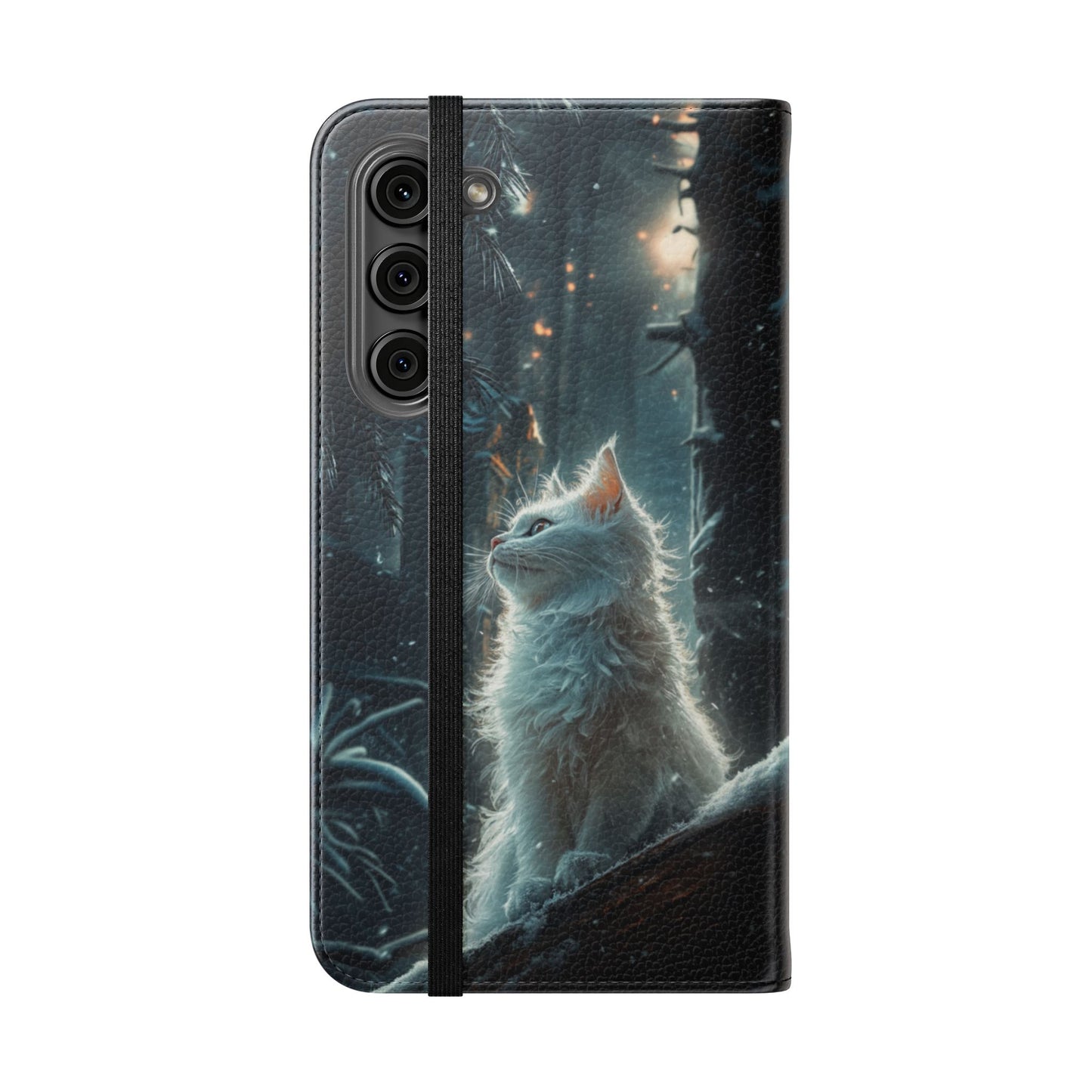 Winter Spirit Cat - Wallet Flip Case