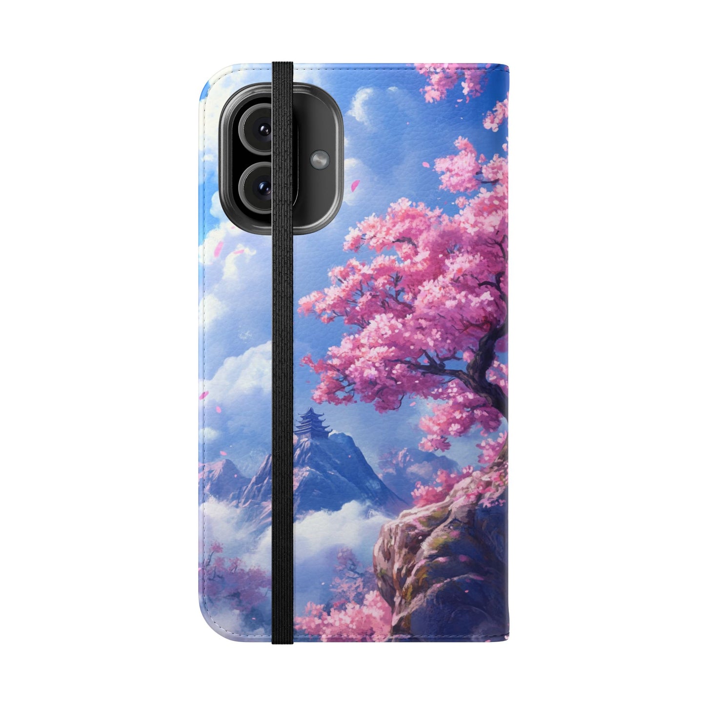 Sakura Sky Temple - Wallet Flip Case