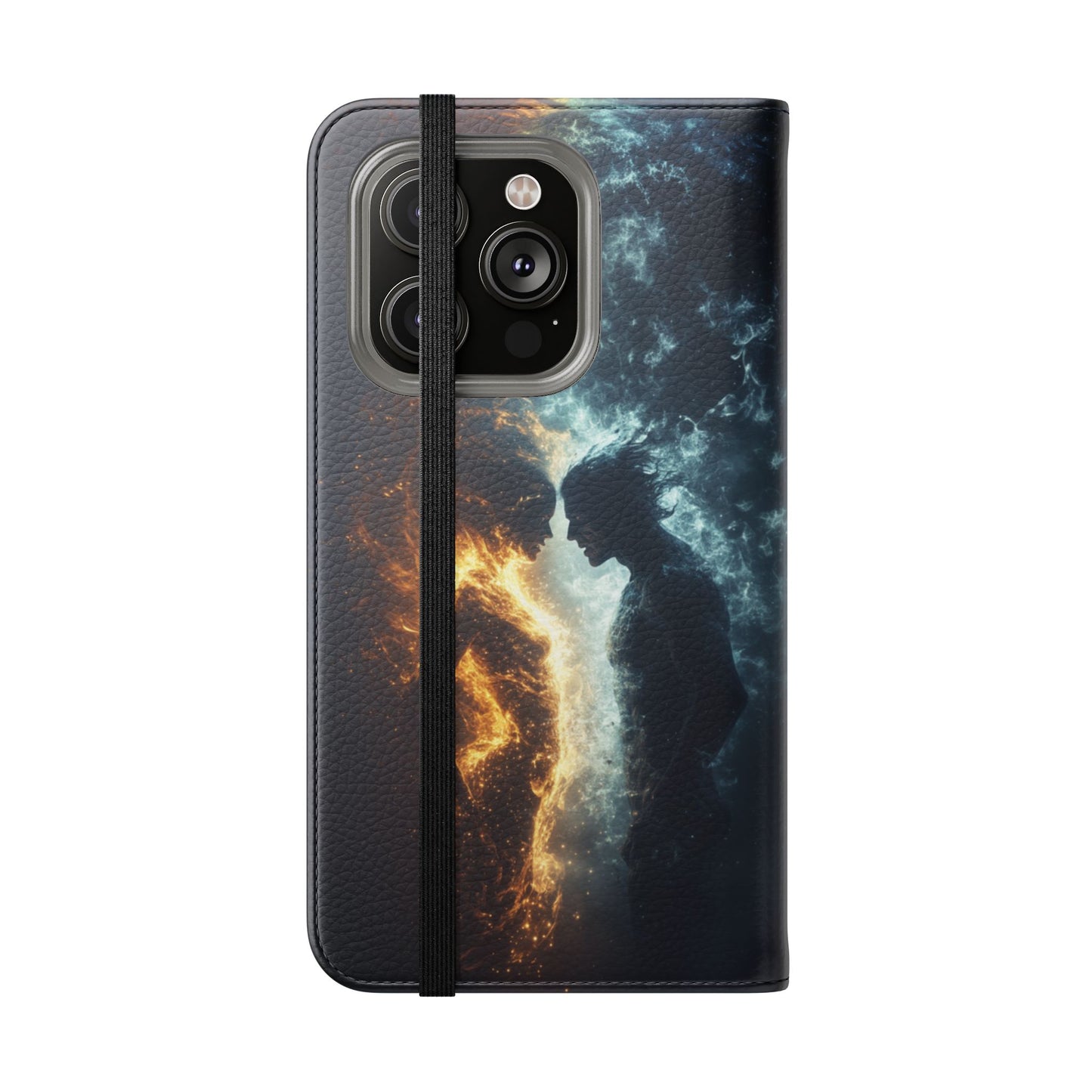 Fire & Frost Lovers - Wallet Flip Case