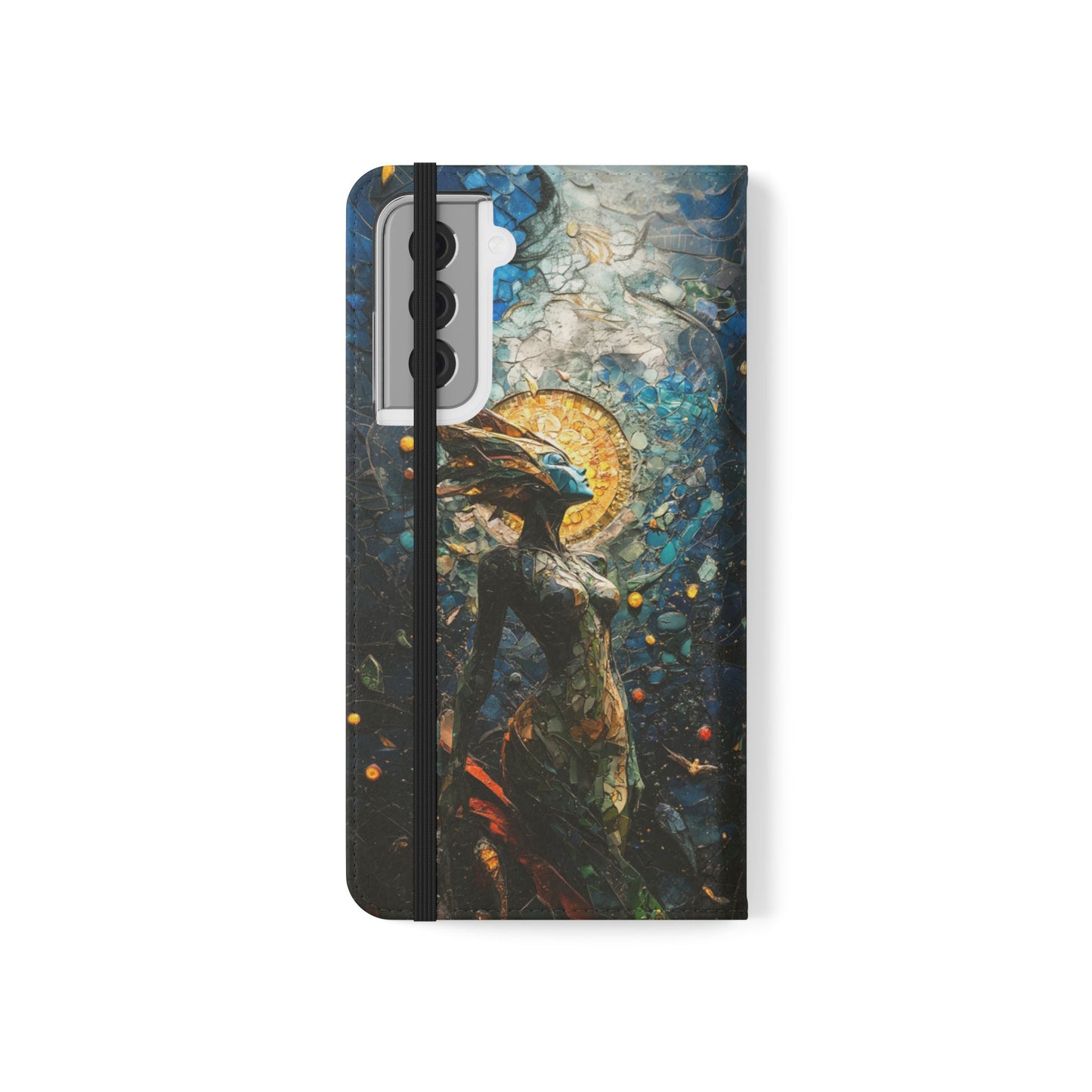 Stained Glass Goddess - Wallet Flip Case