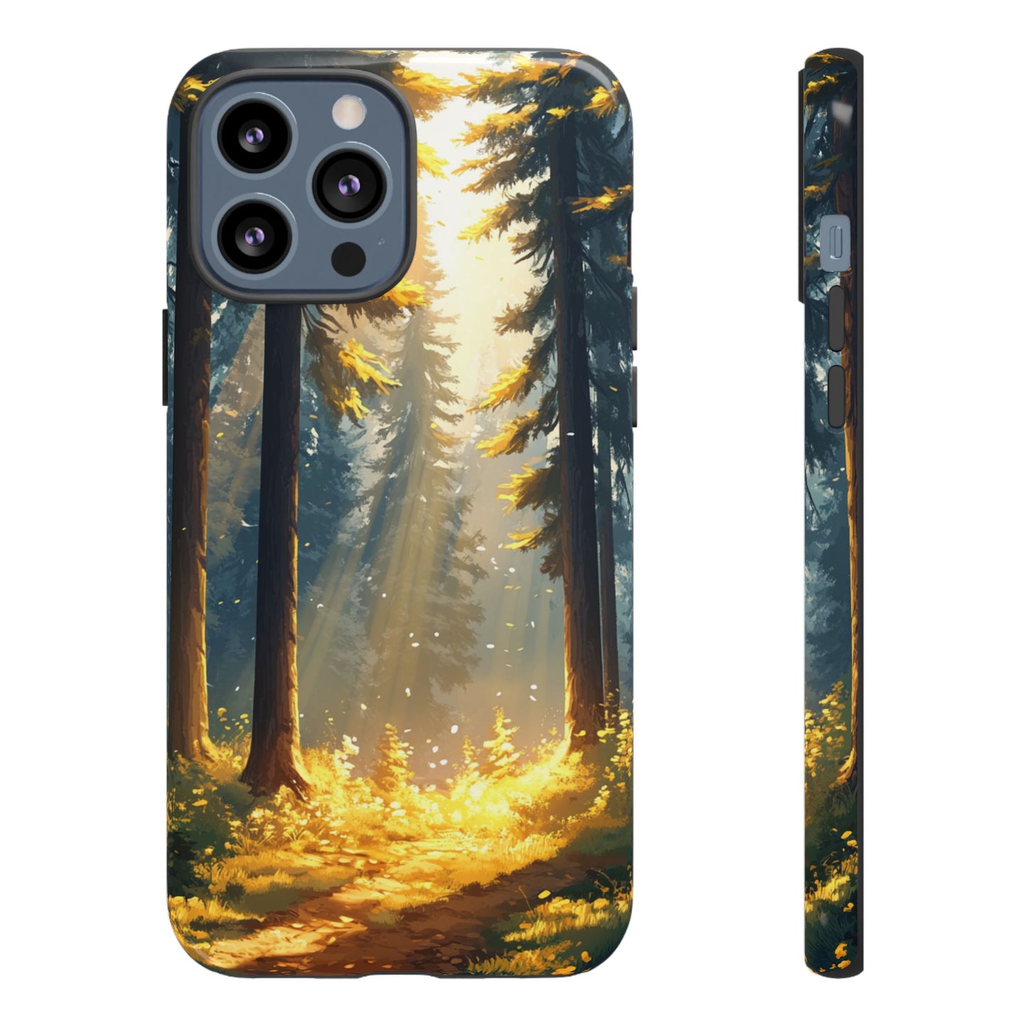 Golden Forest Path – Tough iPhone Case