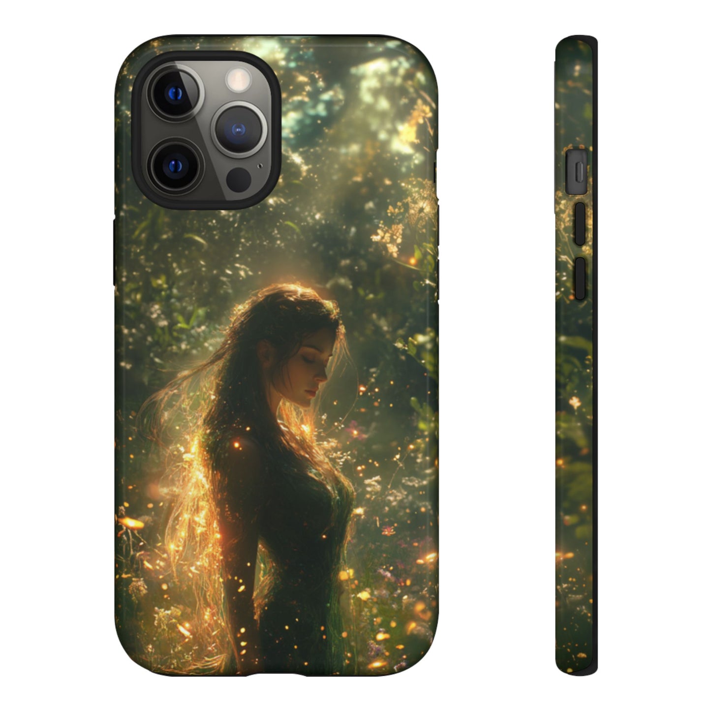 Forest Goddess Golden Light Meadow - Tough iPhone Case
