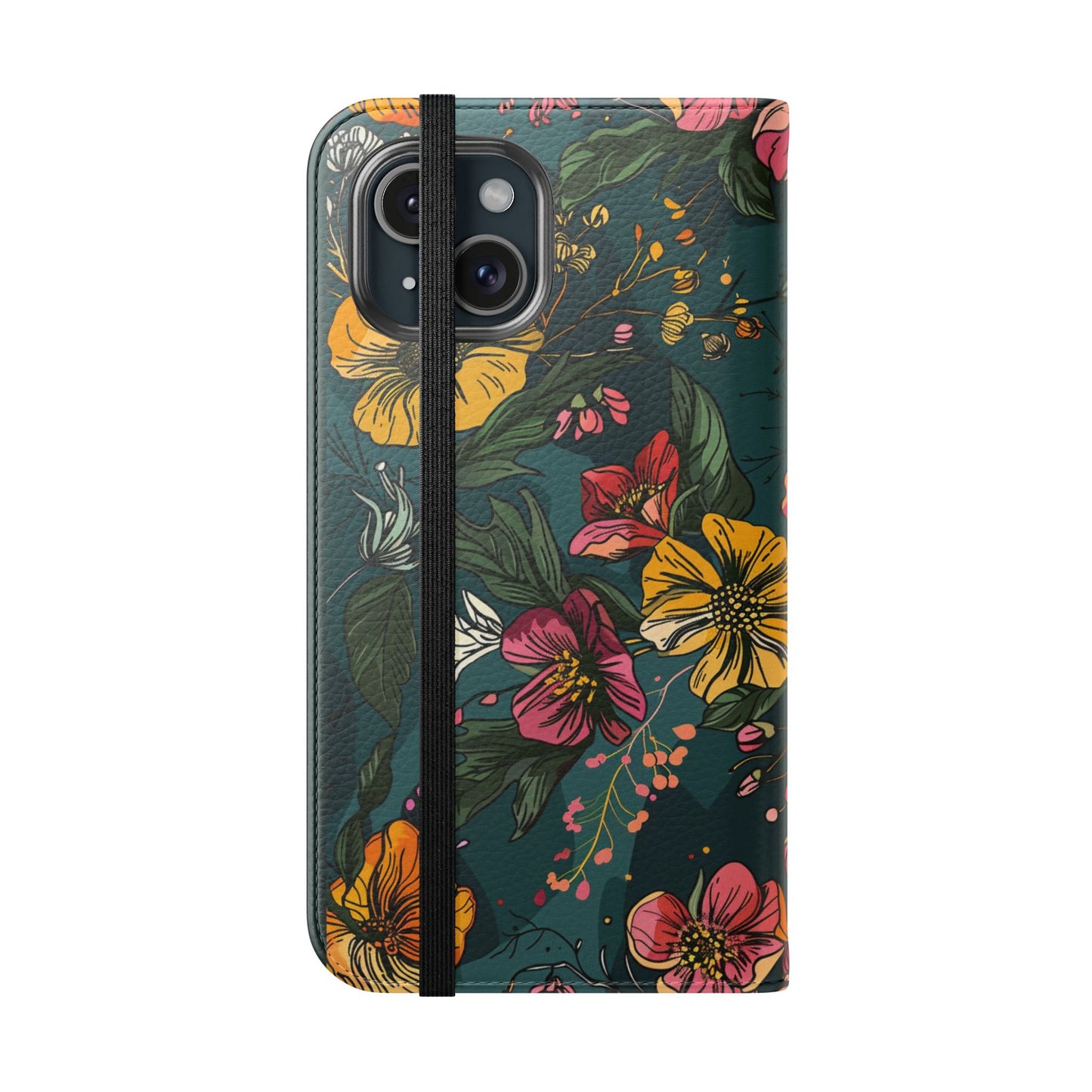 Vintage Floral Bloom - Wallet Flip Case