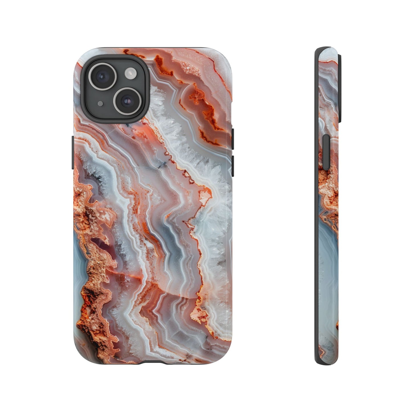 Rose Agate Currents – Tough iPhone Case