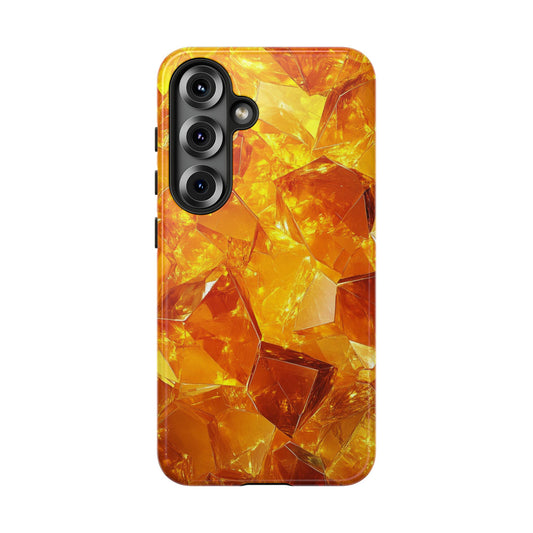 Amber Crystal Shards – Tough Samsung Galaxy Case