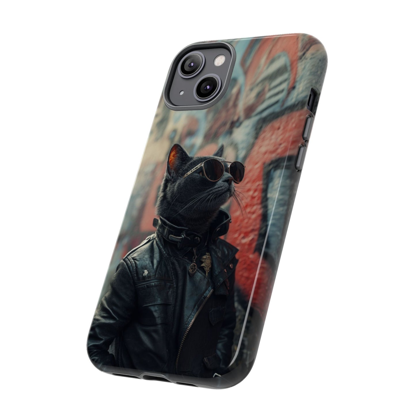 Punk Rock Cat Phone Case – iPhone, Google Pixel, Samsung Galaxy