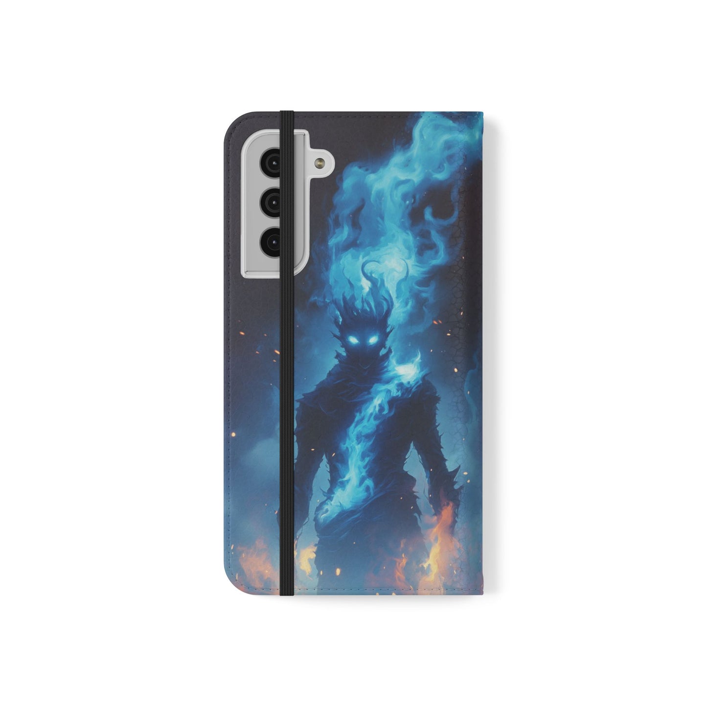 Blue Flame Spirit - Wallet Flip Case