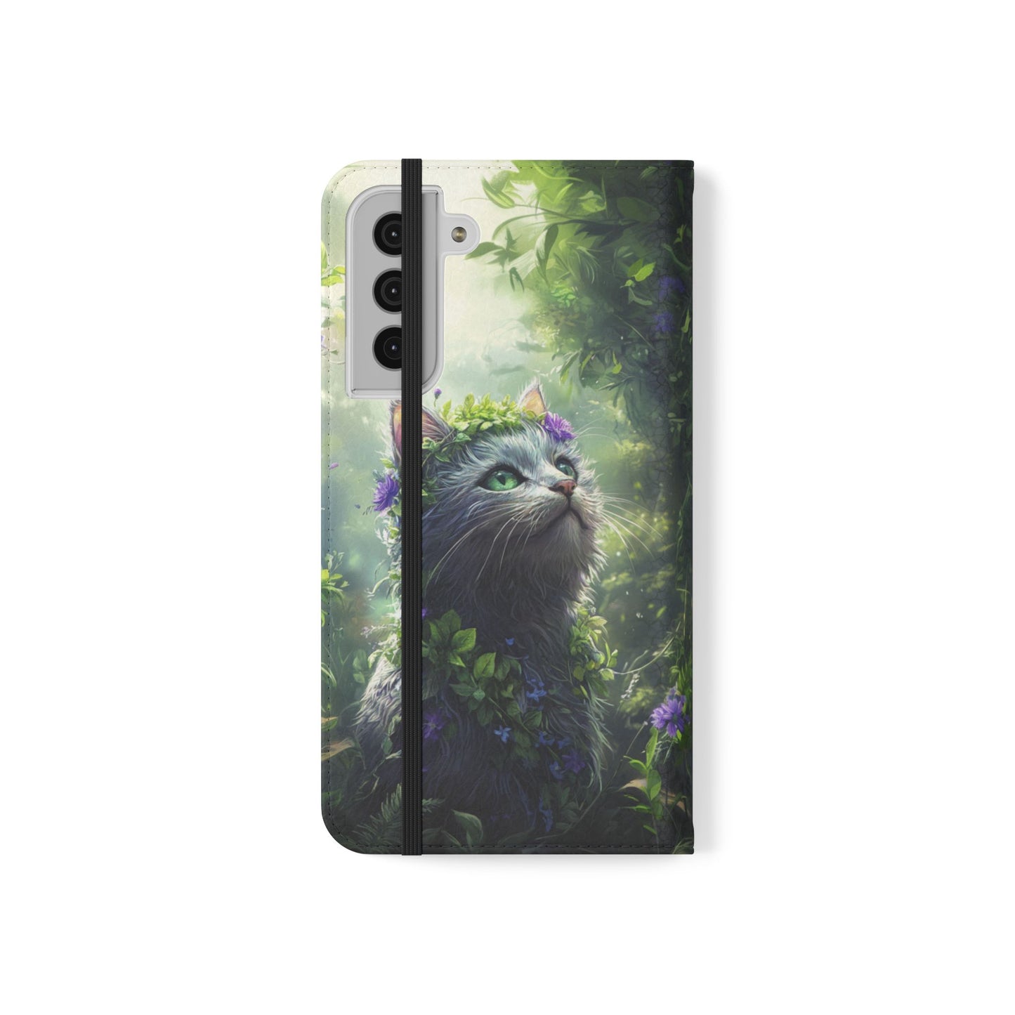 Forest Spirit Cat - Wallet Flip Case