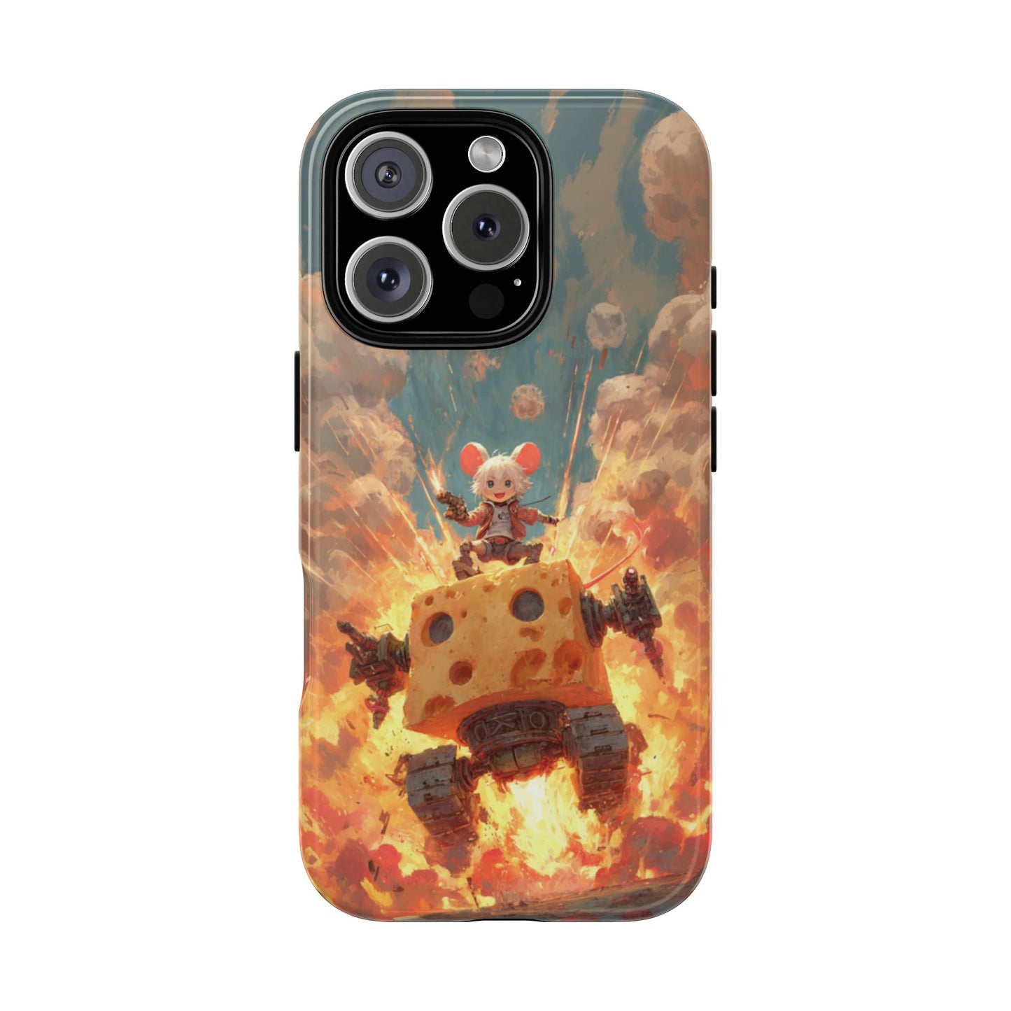 Battle Tank Mouse - Tough iPhone Case