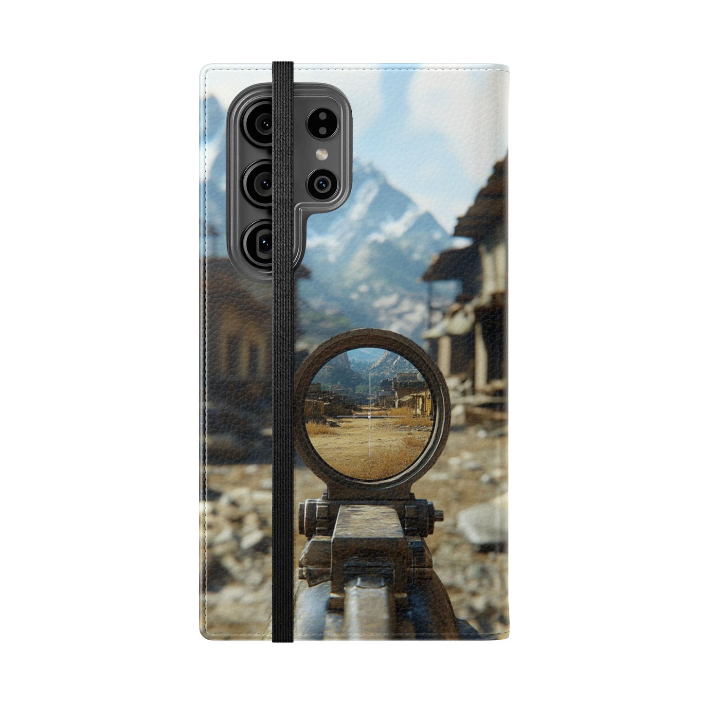 Desert Sniper Focus - Wallet Flip Case