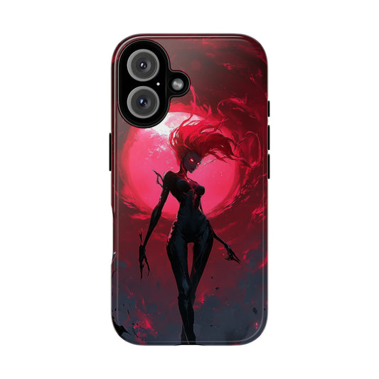 Crimson Eclipse Gothic Gaming Phone Case - iPhone, Google Pixel, Samsung Galaxy