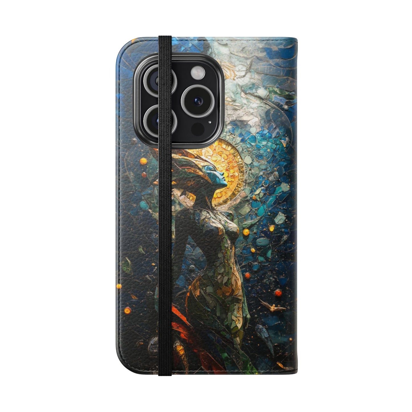 Stained Glass Goddess - Wallet Flip Case