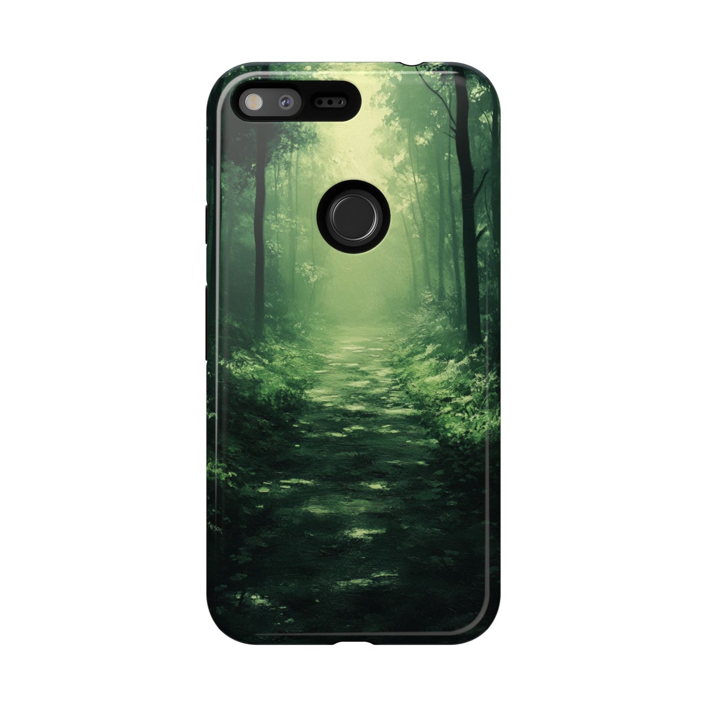Emerald Mist Forest Path - Tough Google Pixel Case