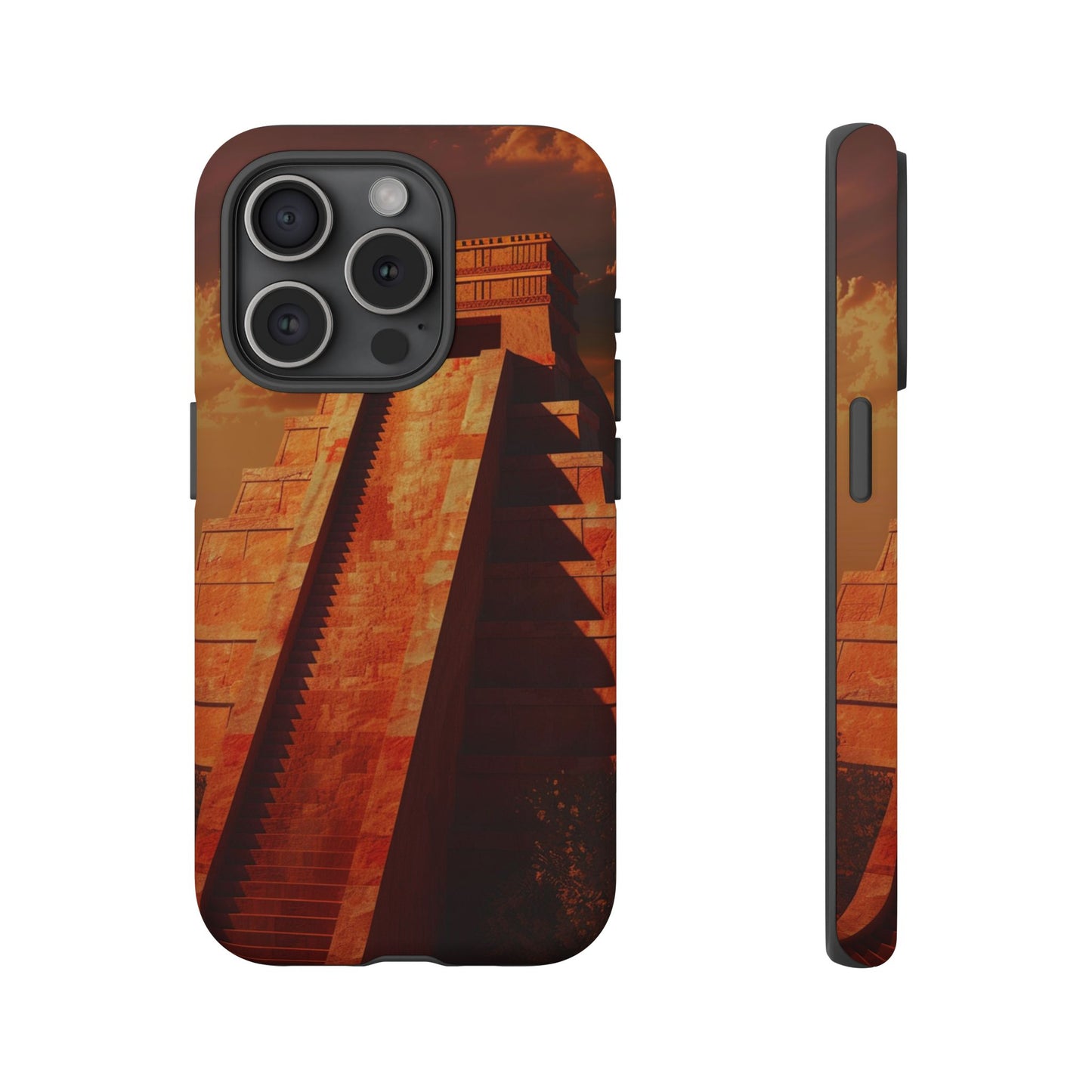 Mayan Pyramid Twilight Phone Case – iPhone, Google Pixel, Samsung Galaxy