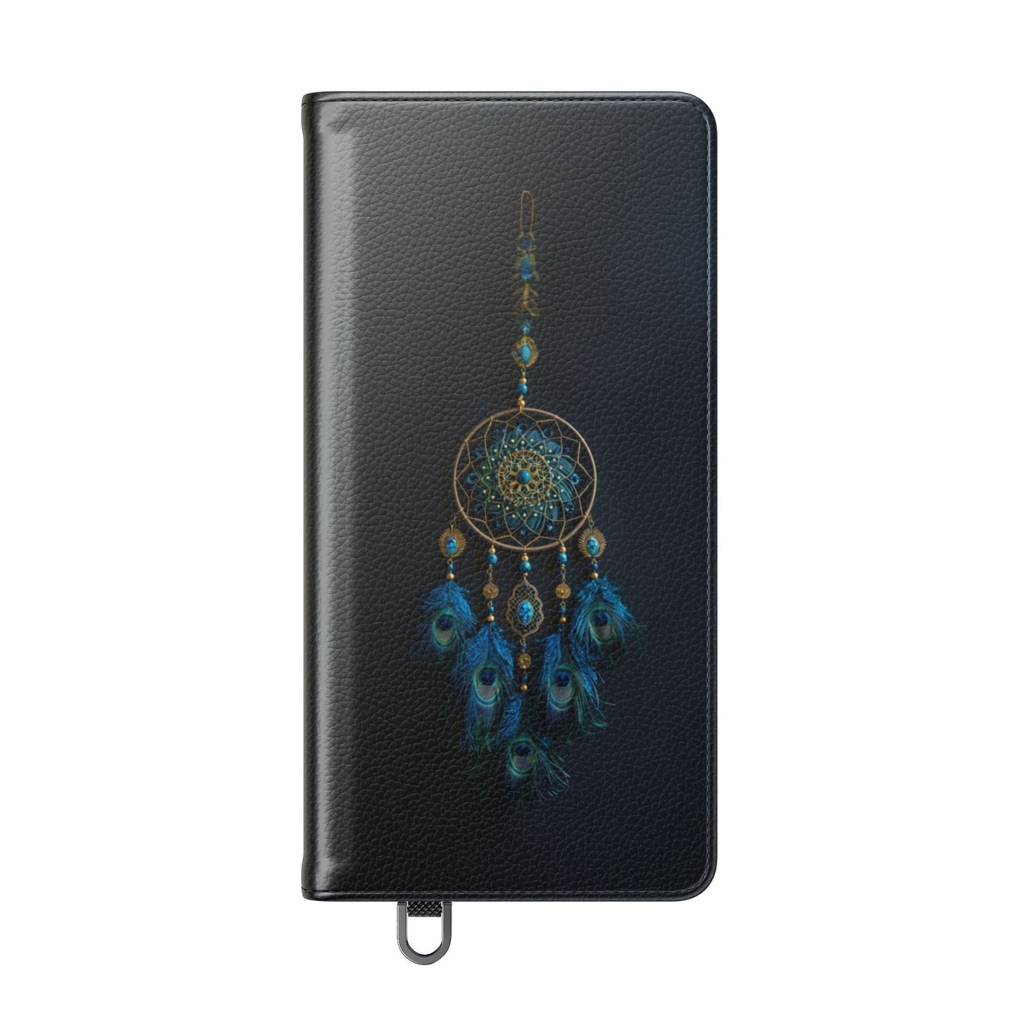 Peacock Feather Dreamcatcher - Wallet Flip Case