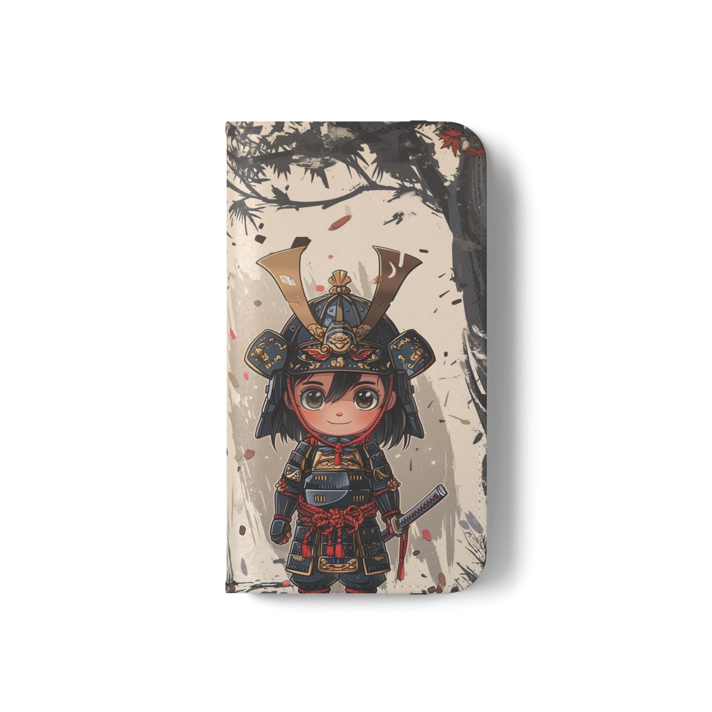 Chibi Samurai - Wallet Flip Case