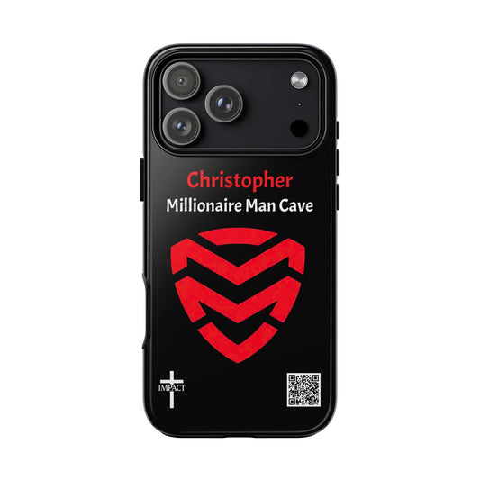MMC (black) Tough Phone Case - Troy - Personalized