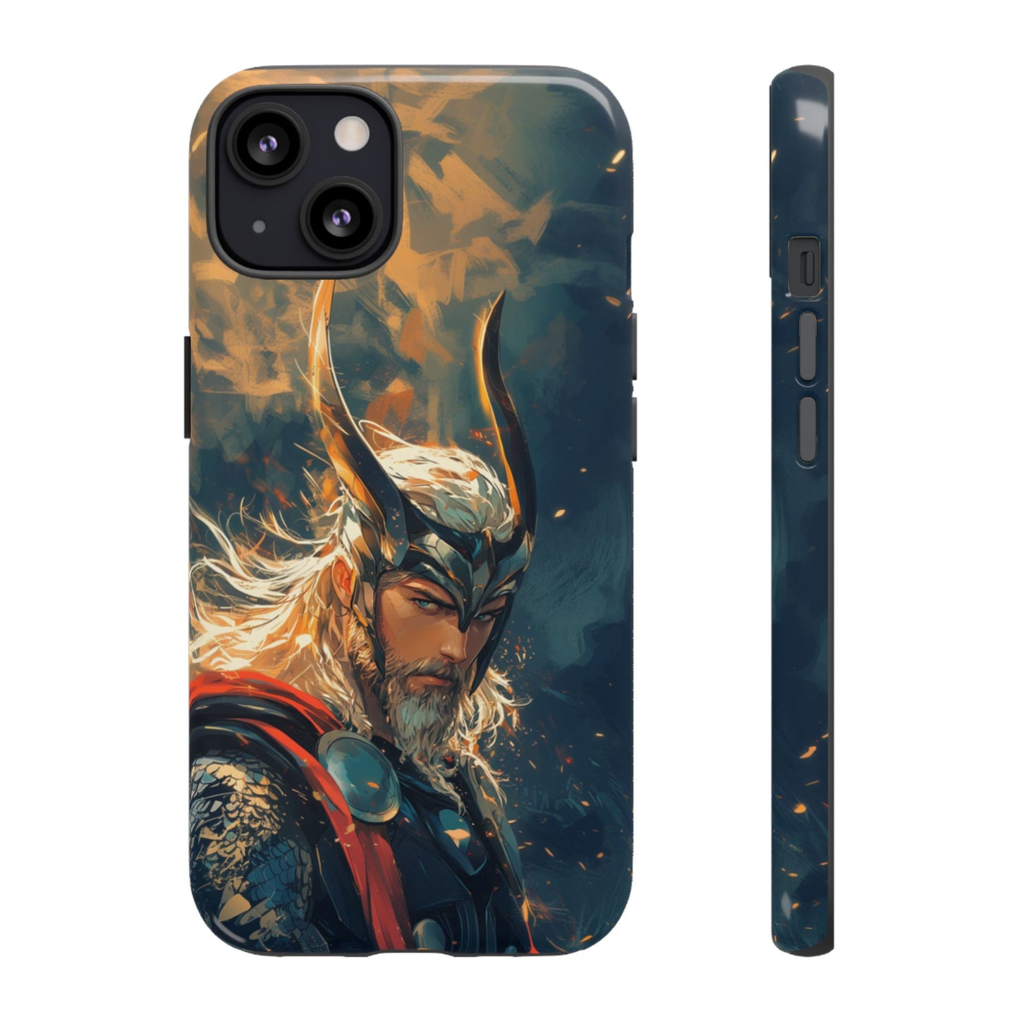 Storm-Bringer: Epic Thor Anime-Style Phone Case - iPhone, Google Pixel, Samsung