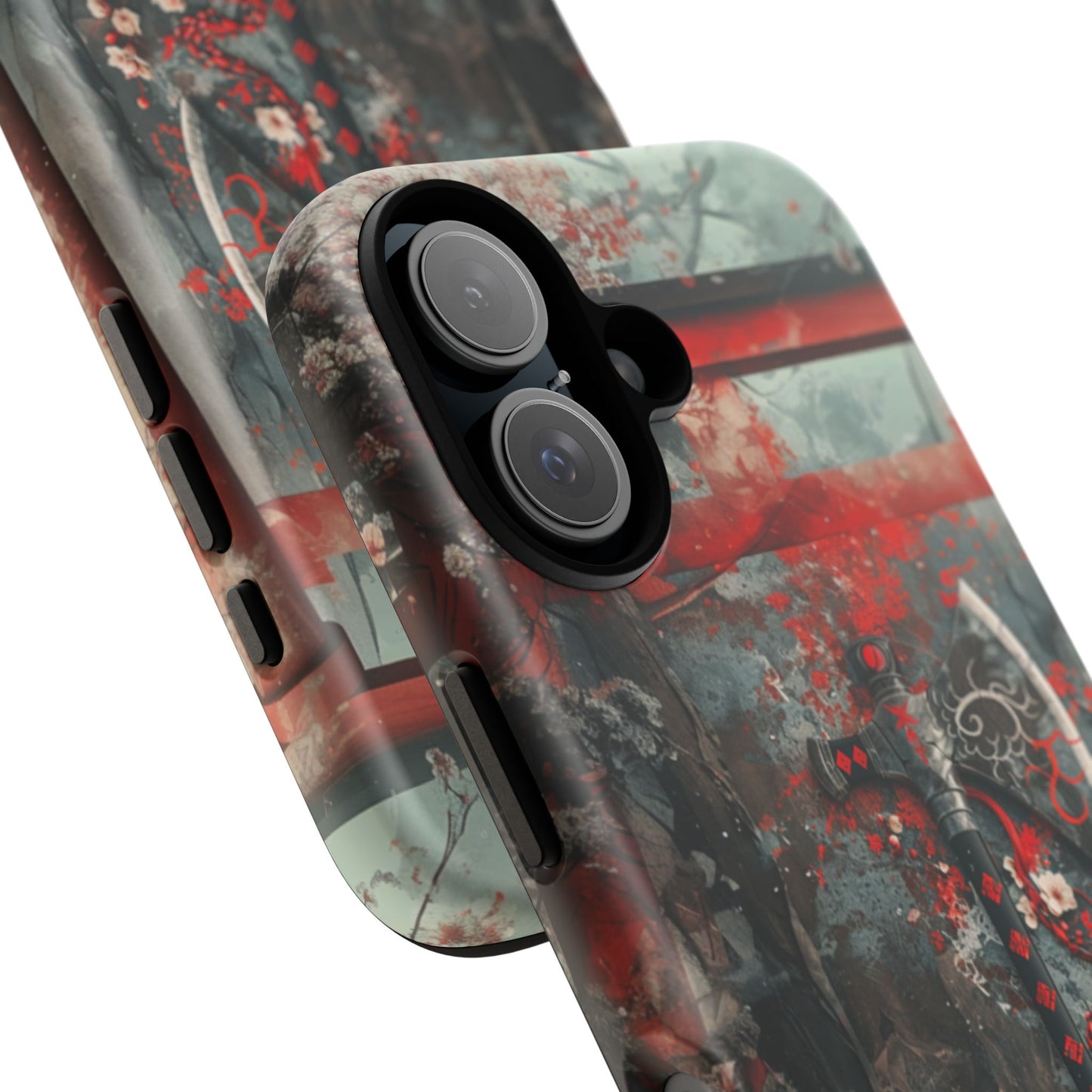 Sakura Warrior Axe - Tough iPhone Case