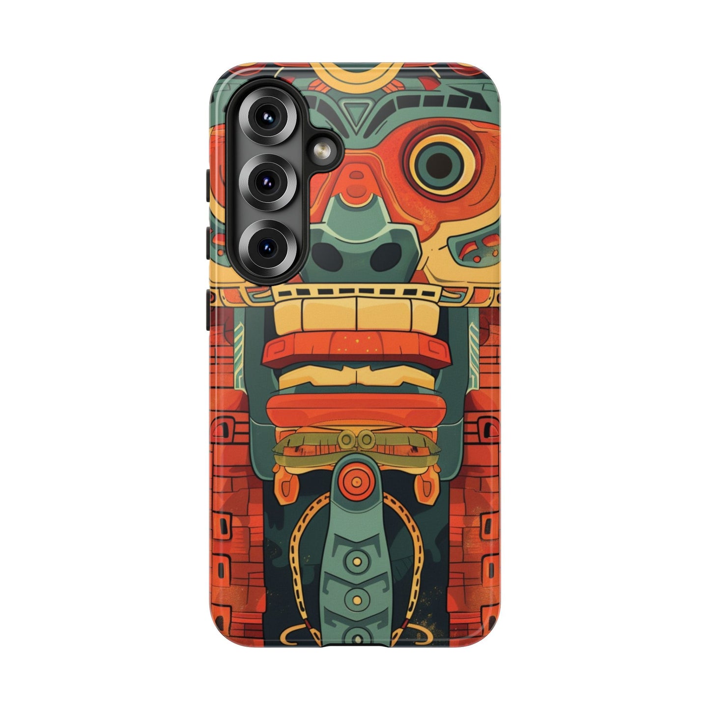 Aztec Totem Mask - Tough Samsung Galaxy Case
