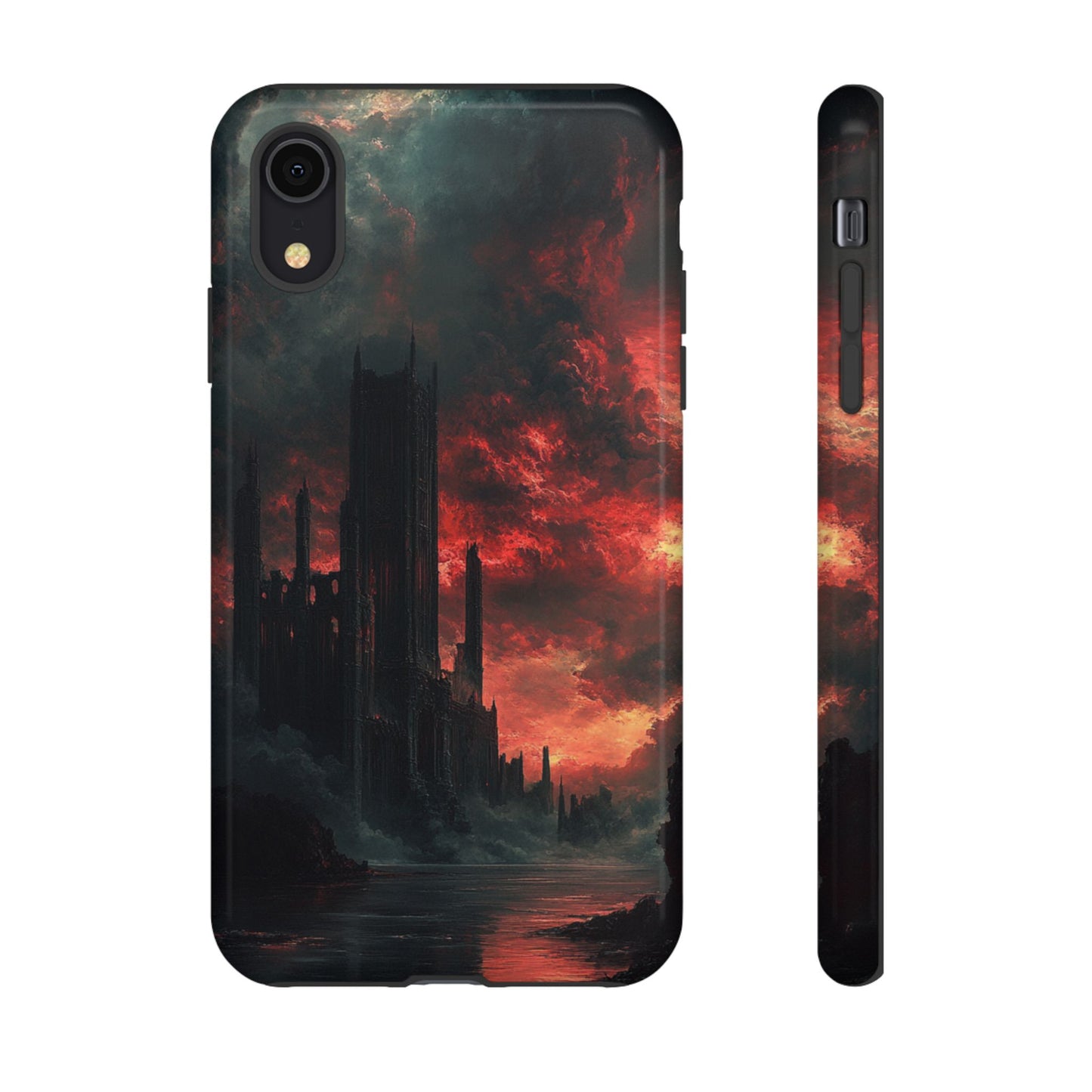 Crimson Dread Citadel – Tough iPhone Case