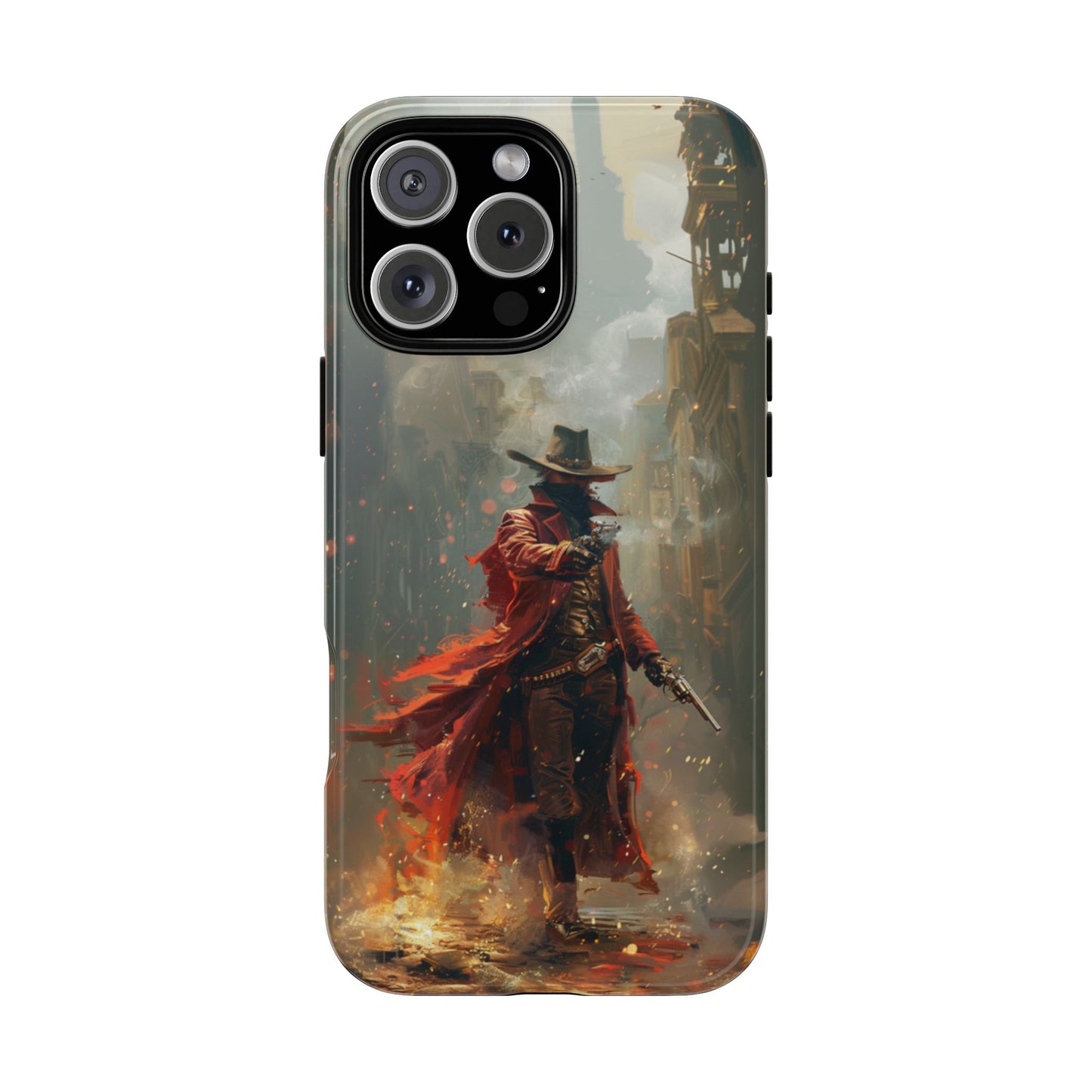 Crimson Gunslinger – Tough iPhone Case