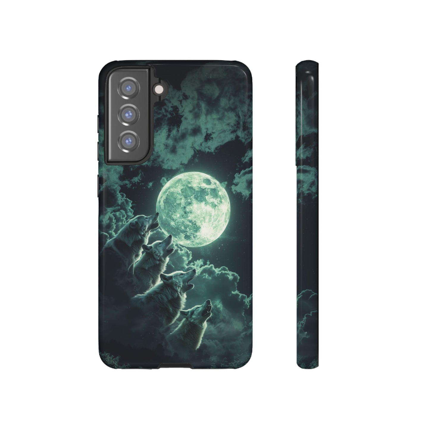 Moonlit Wolf Chorus - Tough Samsung Galaxy Case