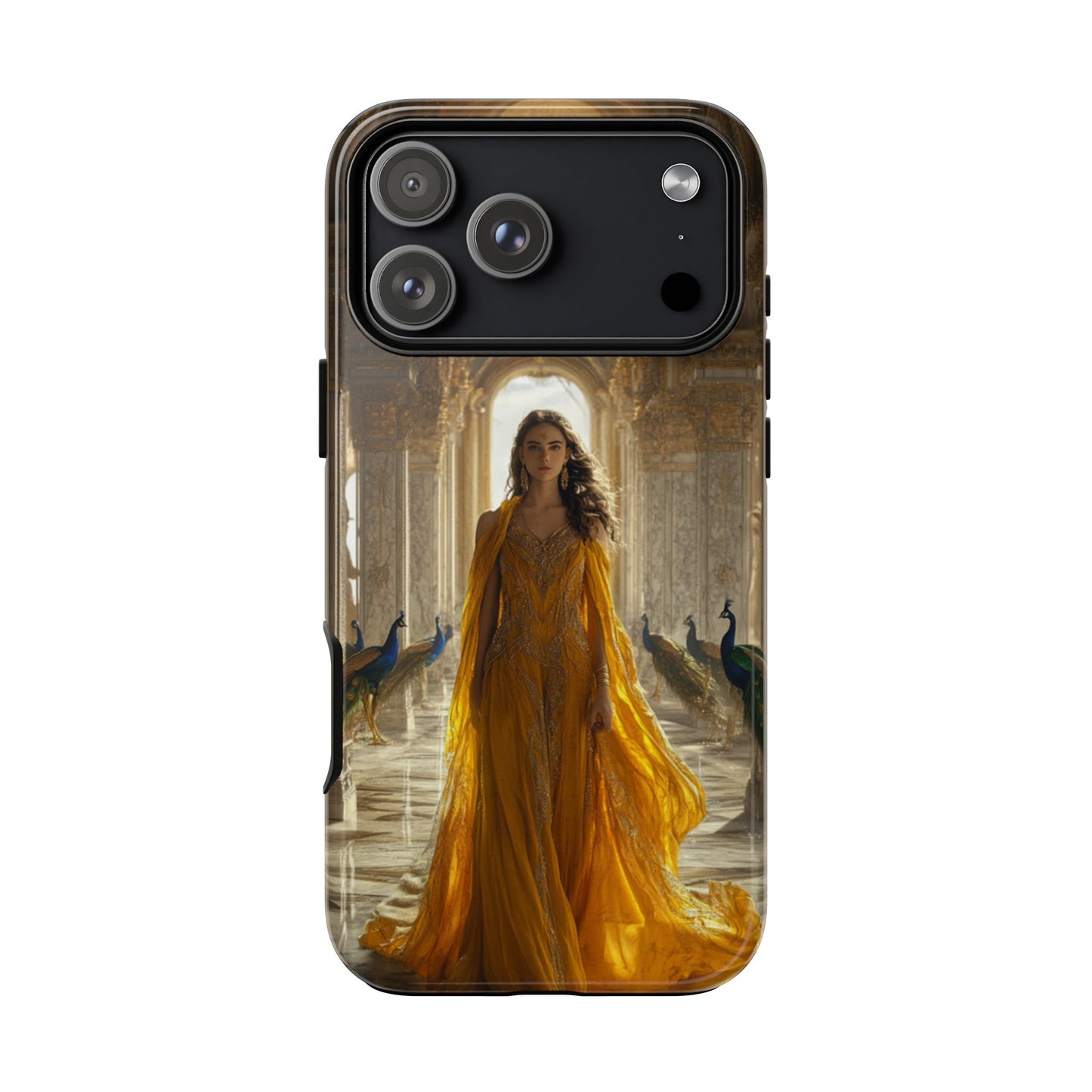 Hera Golden Palace Peacock Goddess - Tough iPhone Case