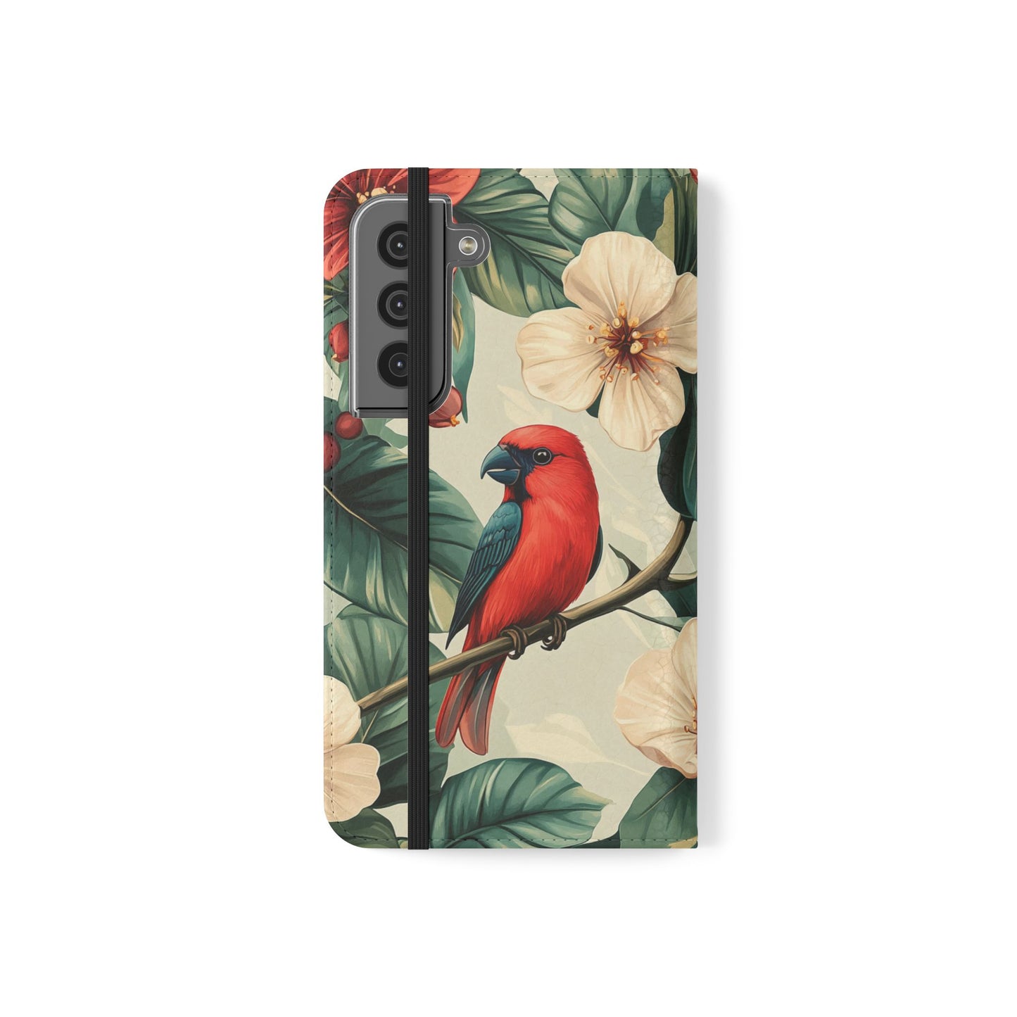 Scarlet Songbird - Wallet Flip Case