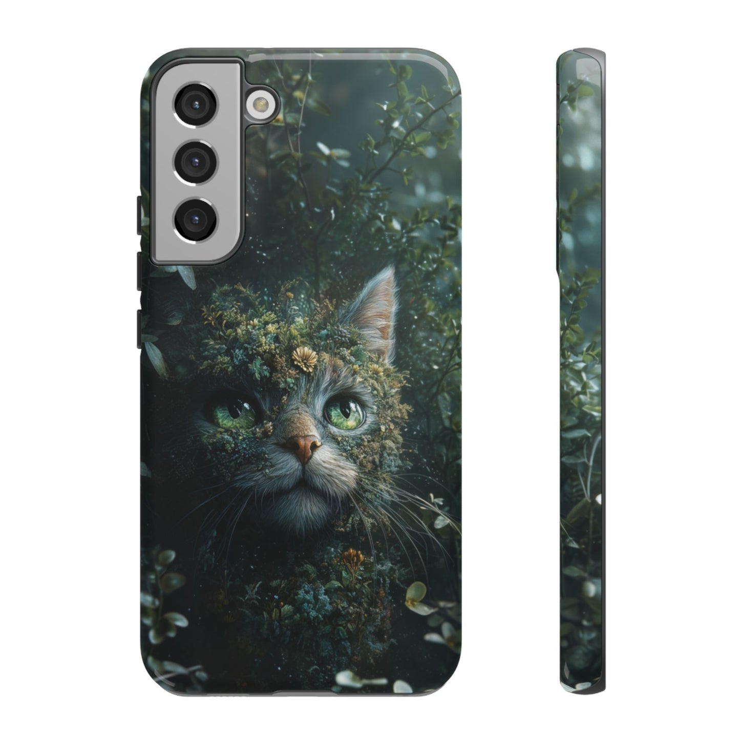 Forest Fantasy Cat Phone Case – iPhone, Google Pixel, Samsung Galaxy