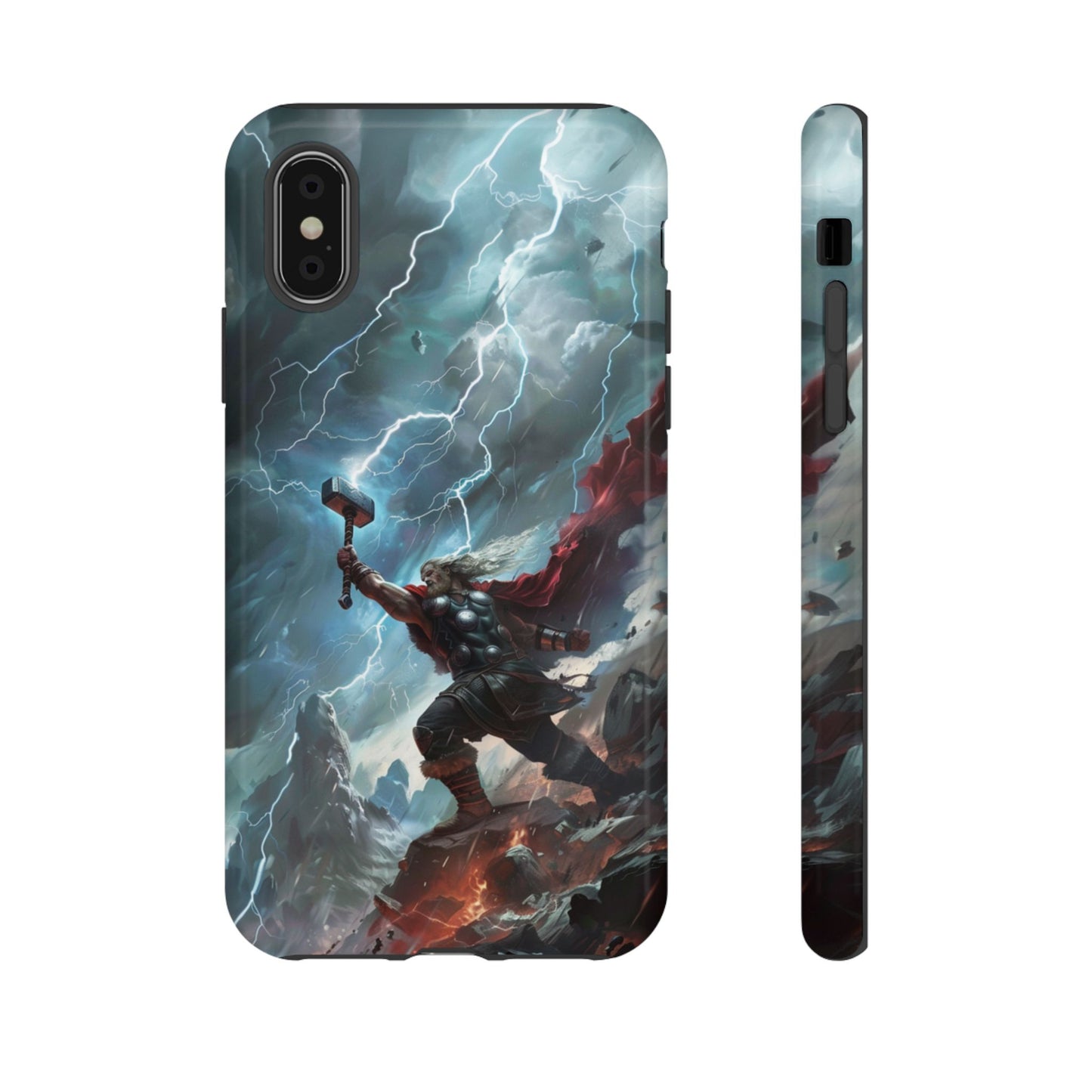Thor Lightning Storm - Tough iPhone Case