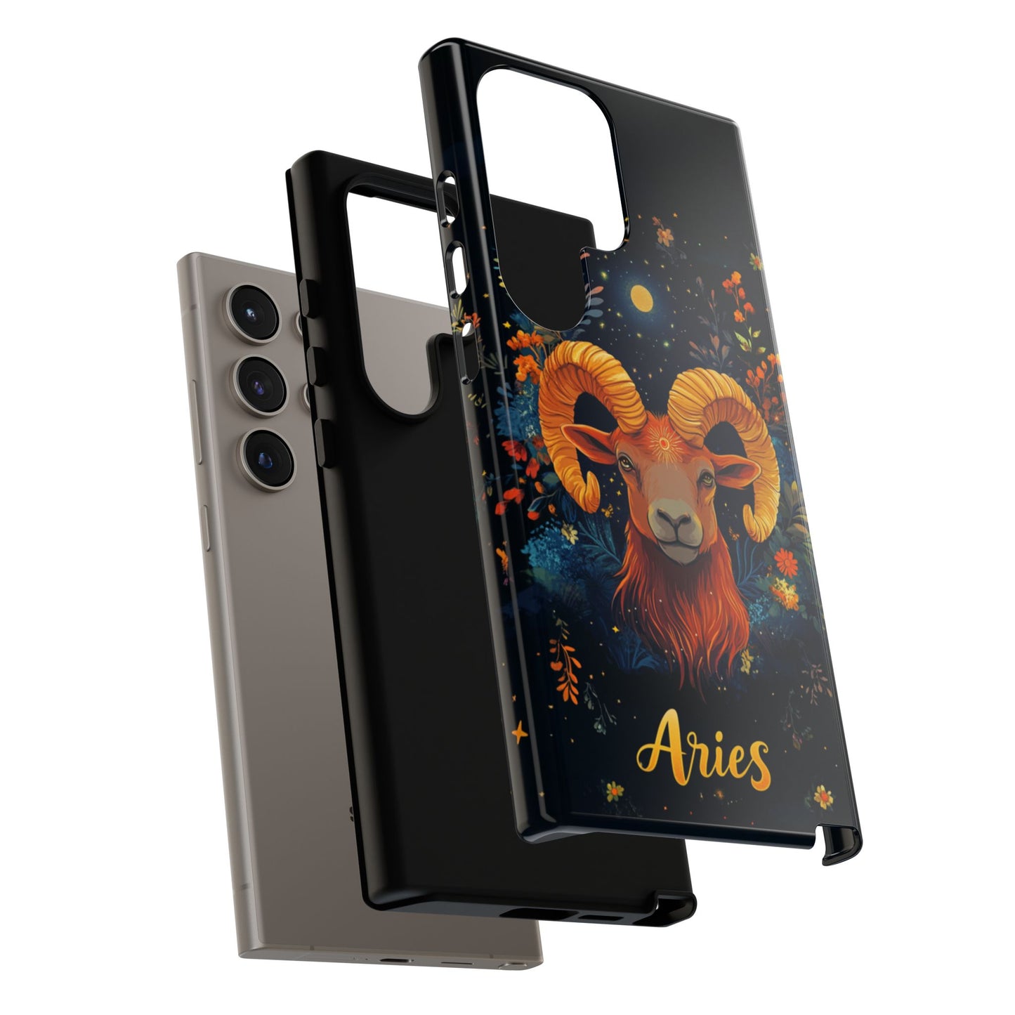 Aries Celestial Bloom Phone Case – iPhone, Google Pixel, Samsung Galaxy