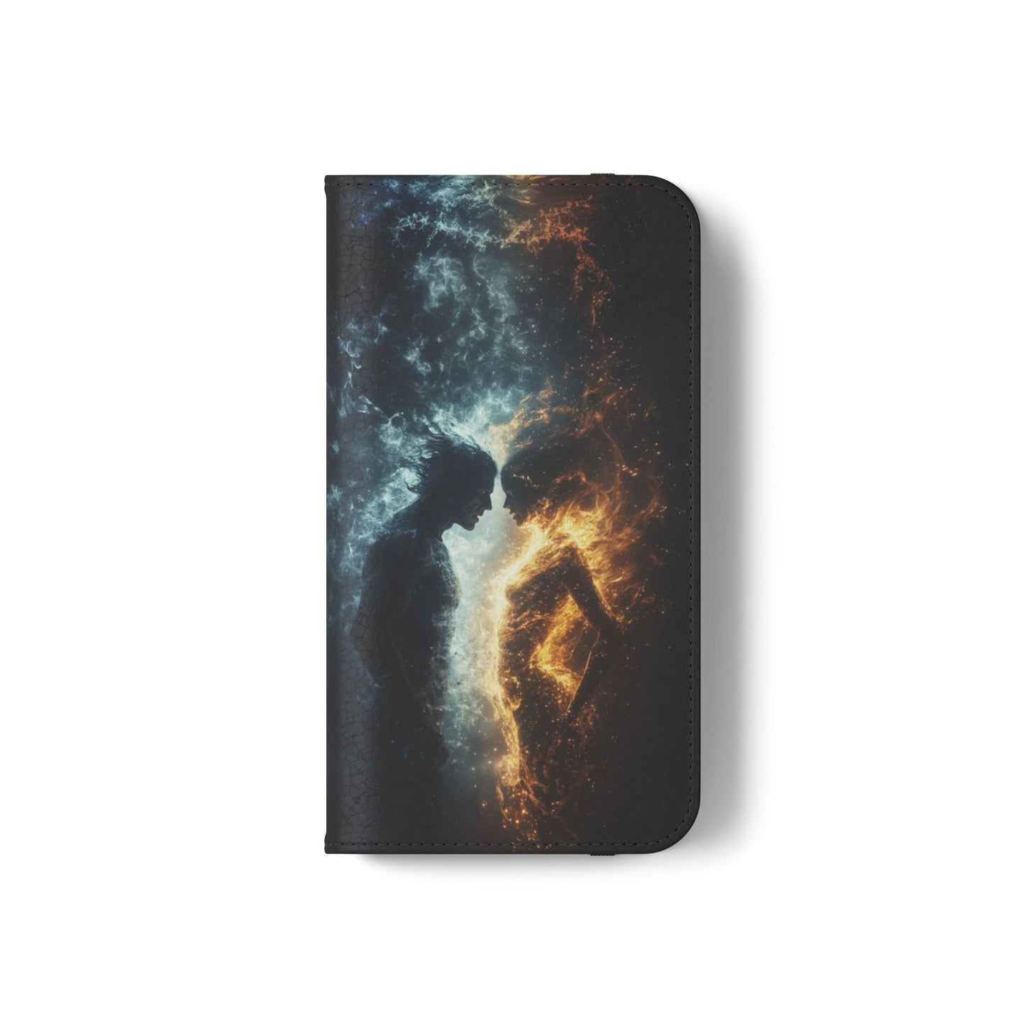 Fire & Frost Lovers - Wallet Flip Case