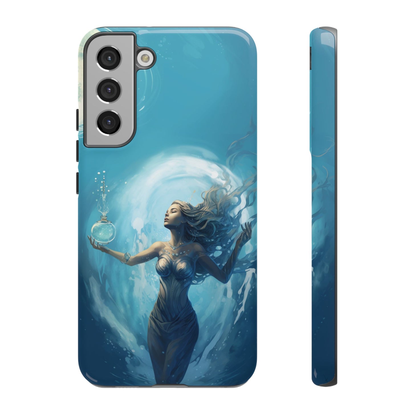 Aquarius Lunar Water Bearer Phone Case – iPhone, Google Pixel, Samsung Galaxy