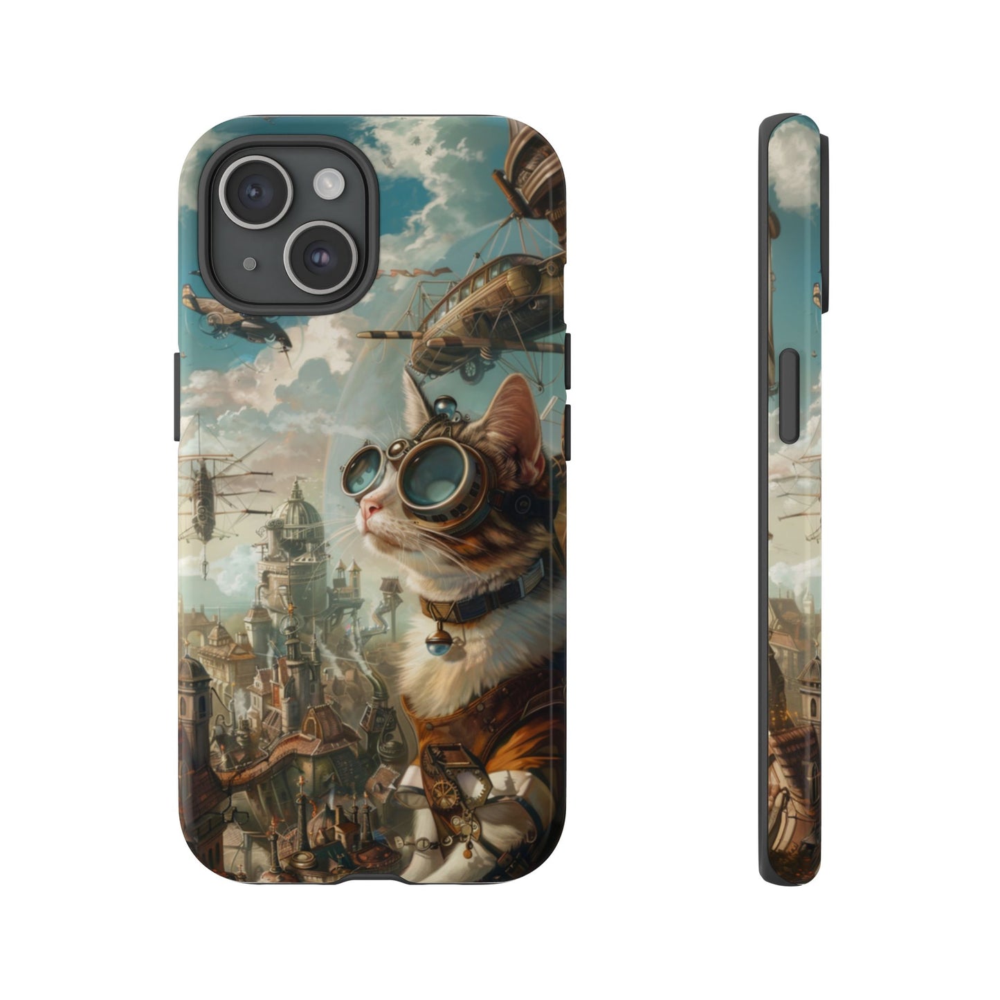 Steampunk Aviator Cat - Tough iPhone Case