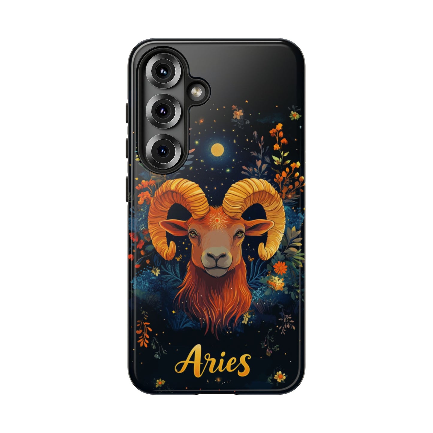 Aries Celestial Bloom Phone Case – iPhone, Google Pixel, Samsung Galaxy