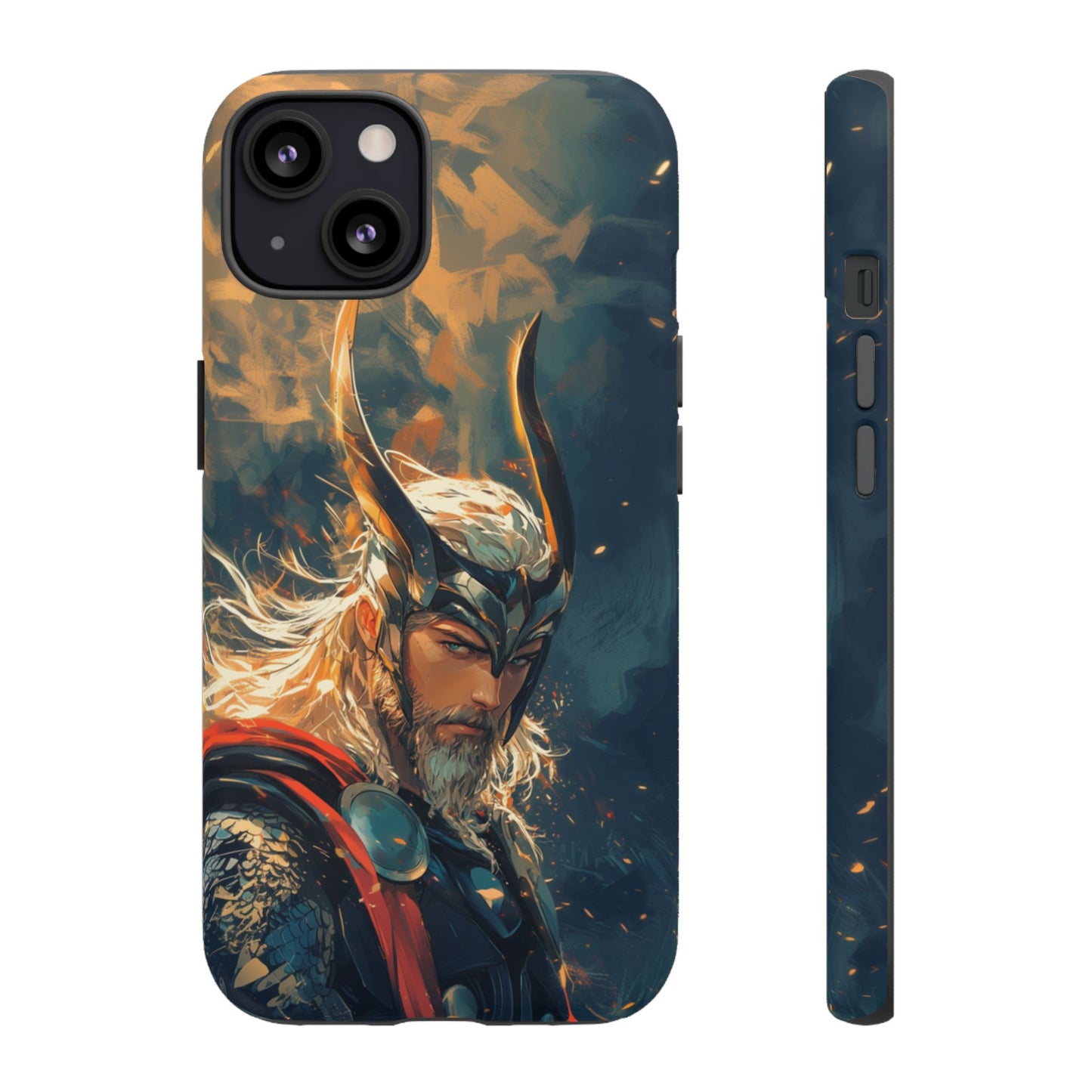 Storm-Bringer: Epic Thor Anime-Style Phone Case - iPhone, Google Pixel, Samsung