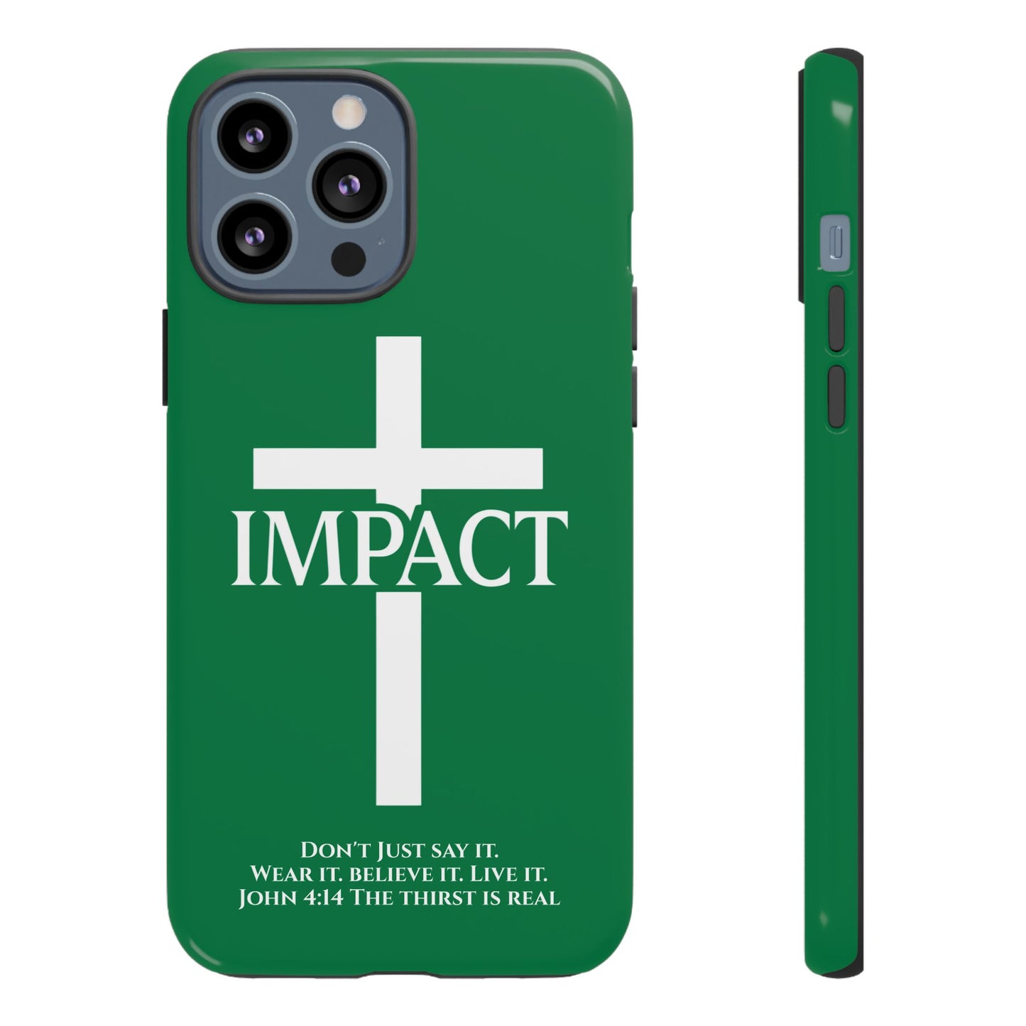 Impact Green - Tough iPhone Case