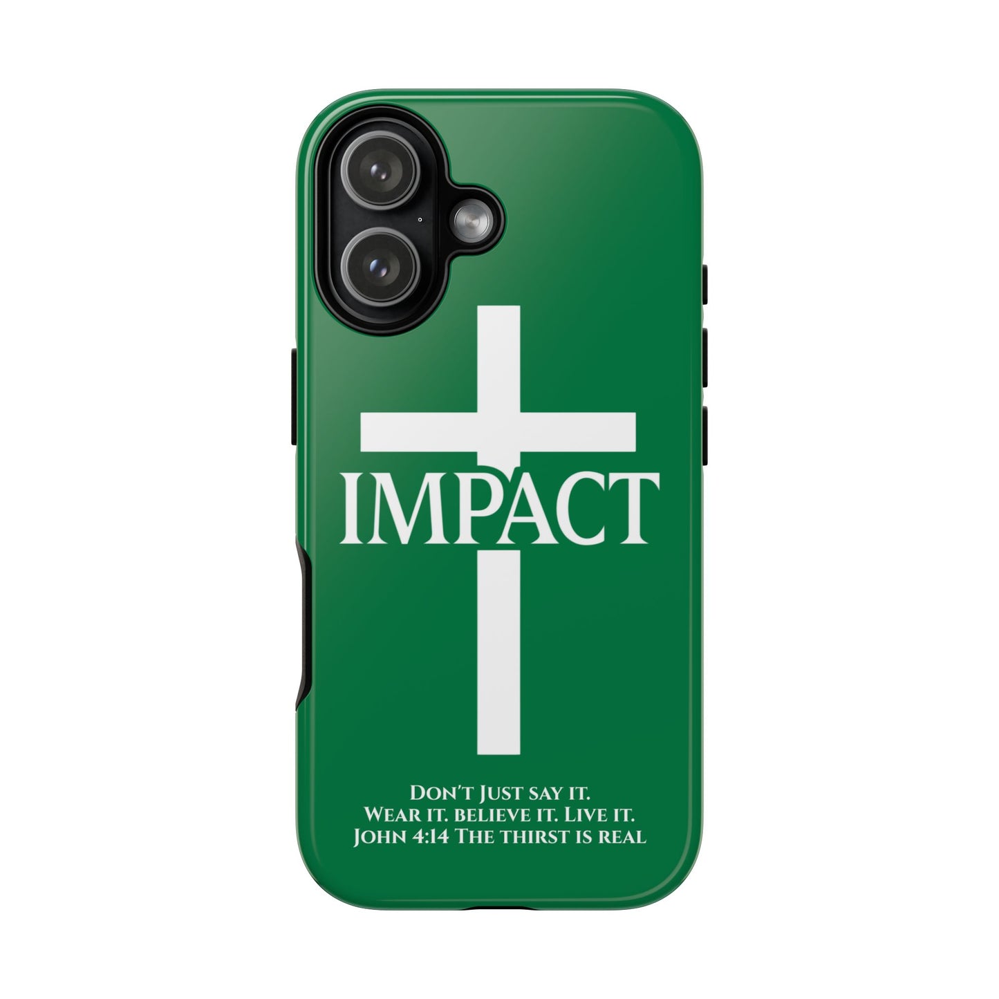 Impact Green - Tough iPhone Case