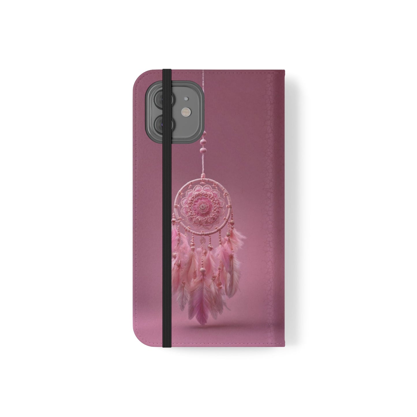 Pink Lace Dreamcatcher - Wallet Flip Case