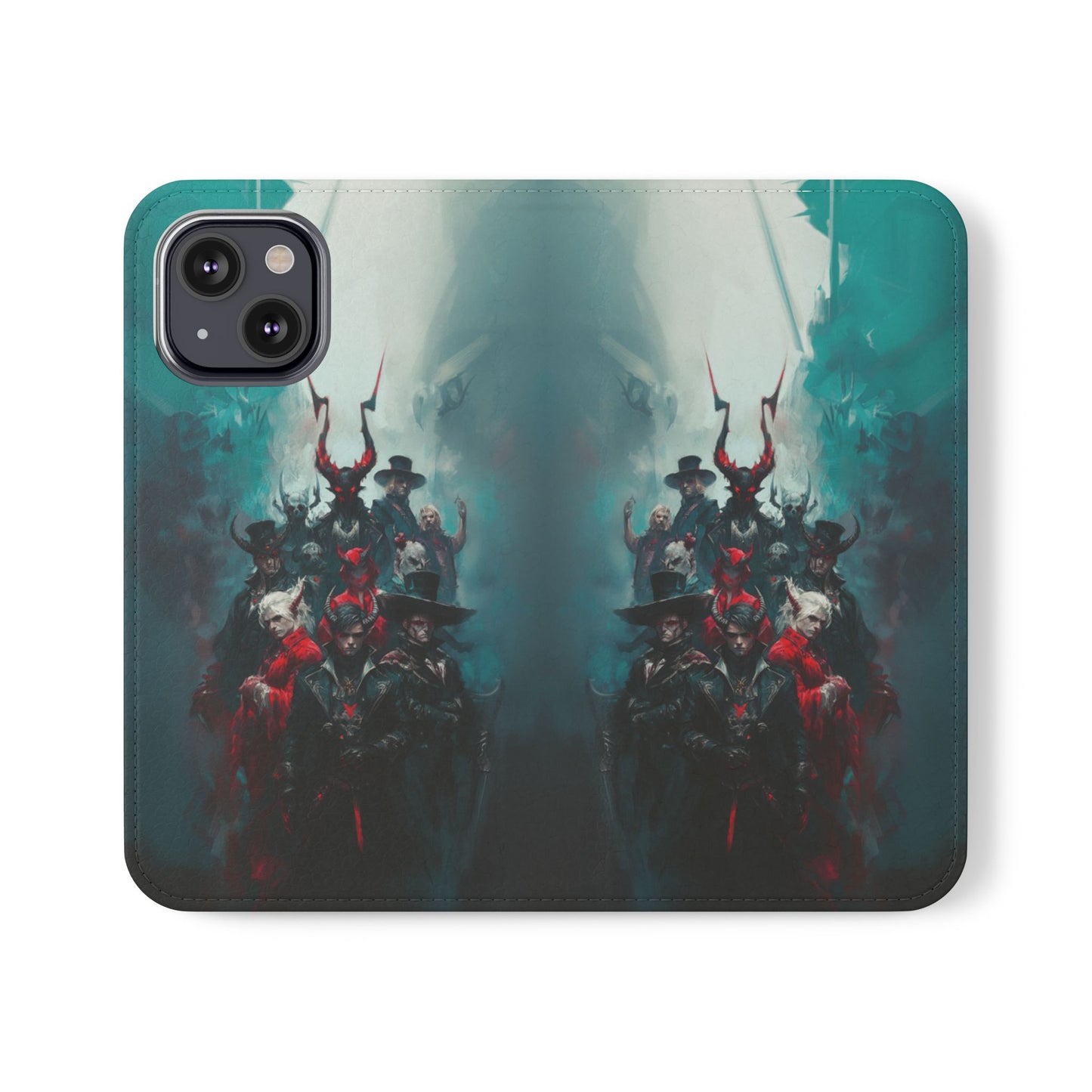 Dark Fantasy Demon Hunters - Wallet Flip Case