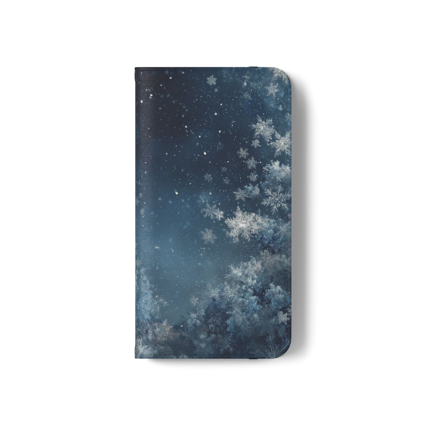 Winter Snowflakes - Wallet Flip Case