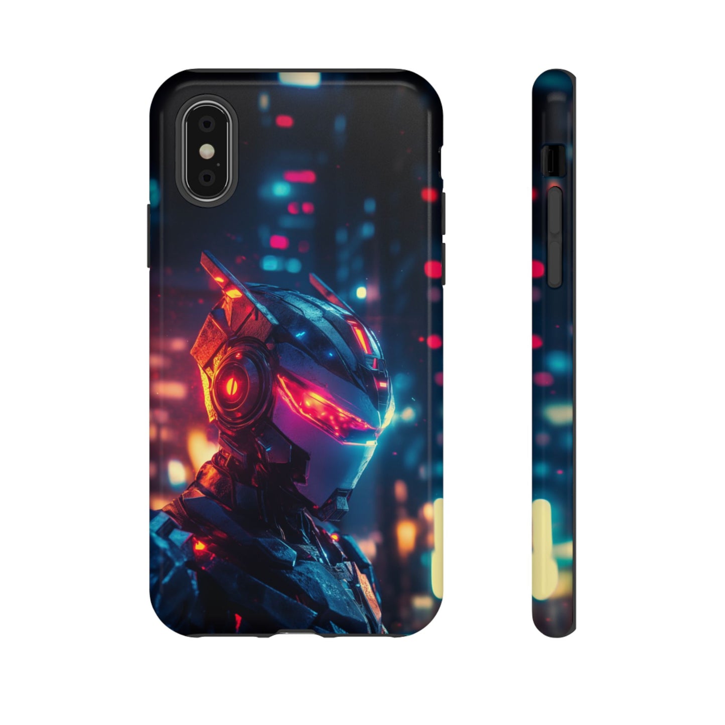 Neon Cyborg - Tough iPhone Case